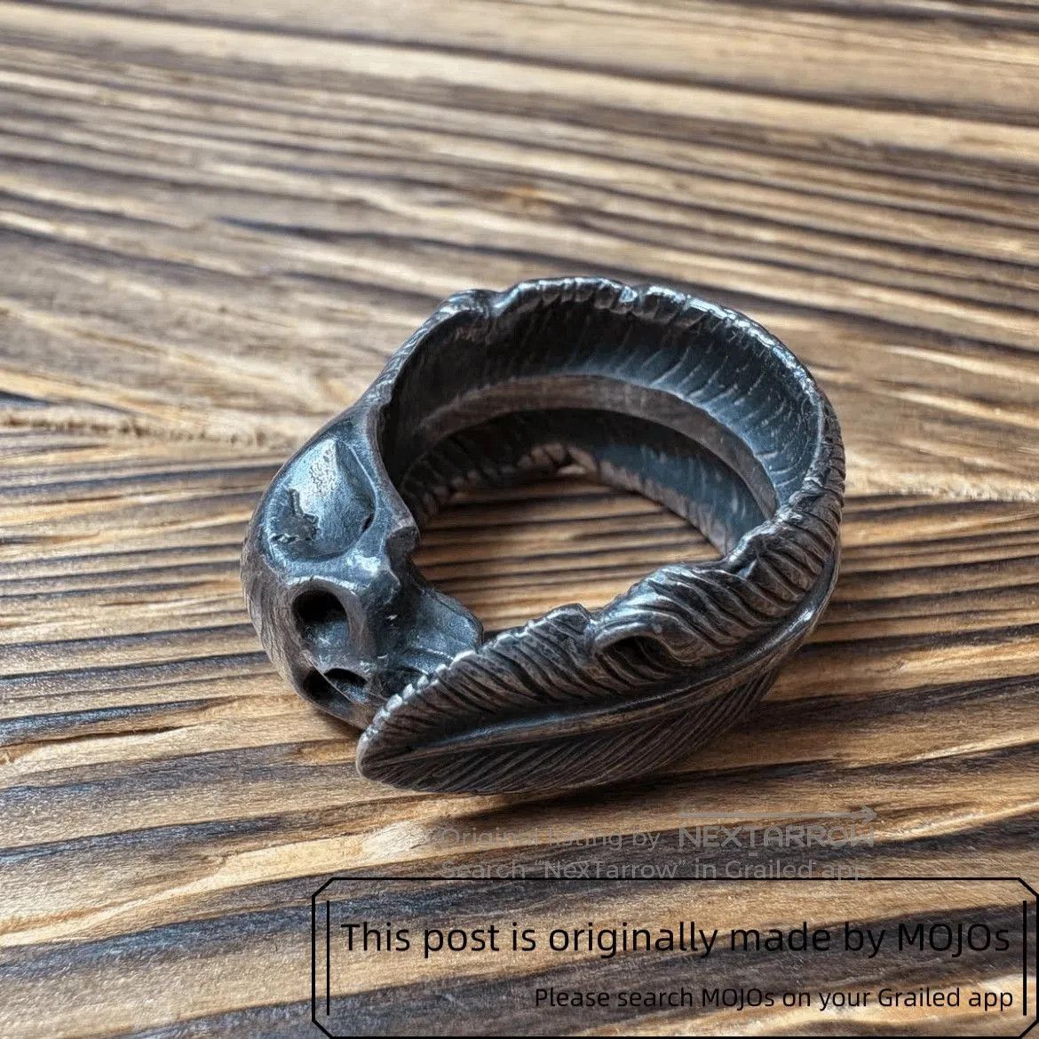 Number (N)ine Sz 17 Number Nine x Magical Design 04SS Feather Ring. Size ONE SIZE - 5 Thumbnail