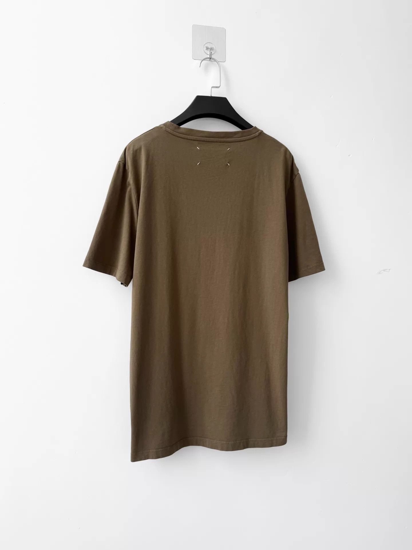Maison Margiela Maison Margiela S/S19 Milk Tea Solid Tee Size US M / EU 48-50 / 2 - 3 Thumbnail