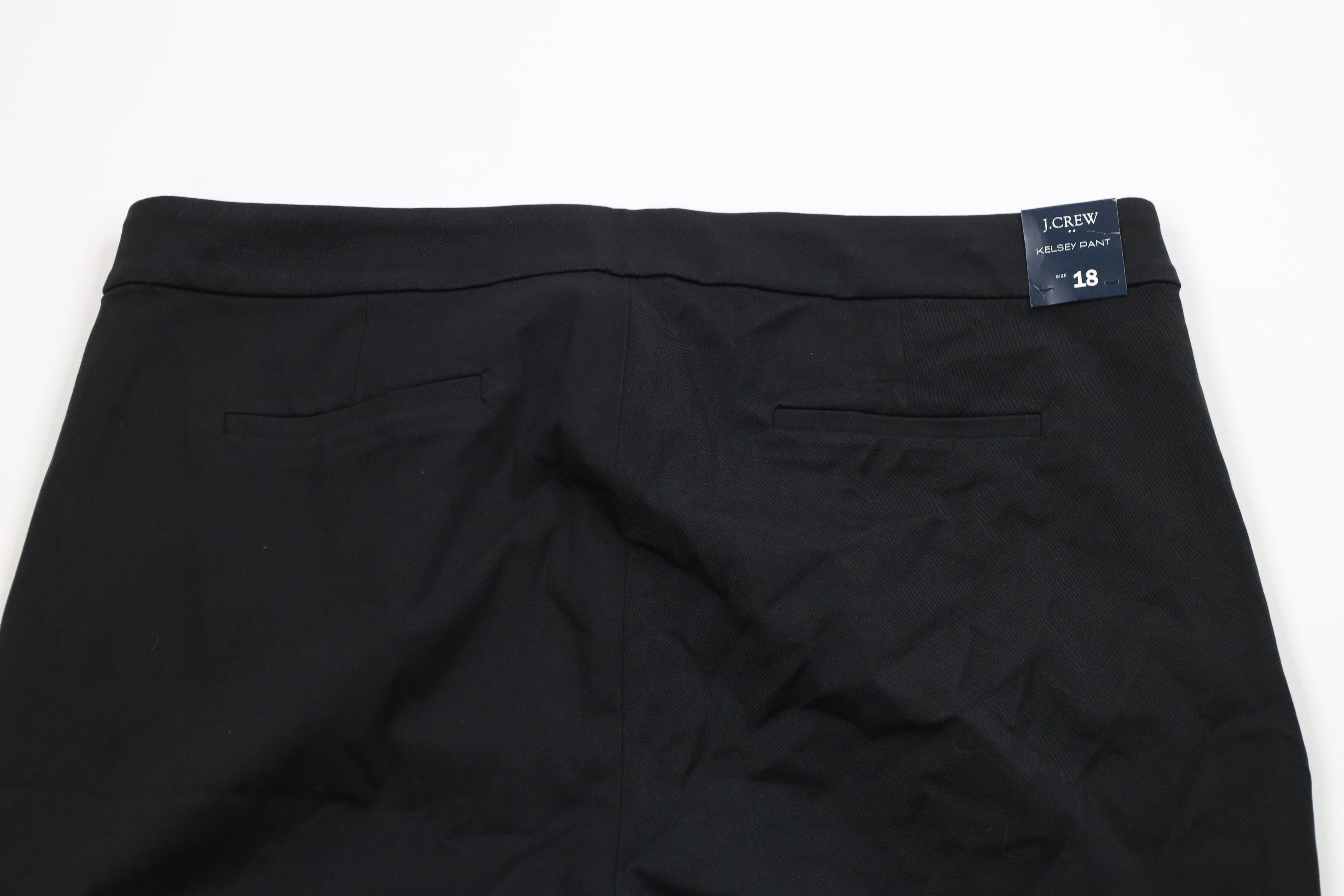 J.Crew × Vintage New J Crew Stretch Wide Leg Flared Kelsey Chino Pants Black Size 40" / US 18 - 8 Thumbnail