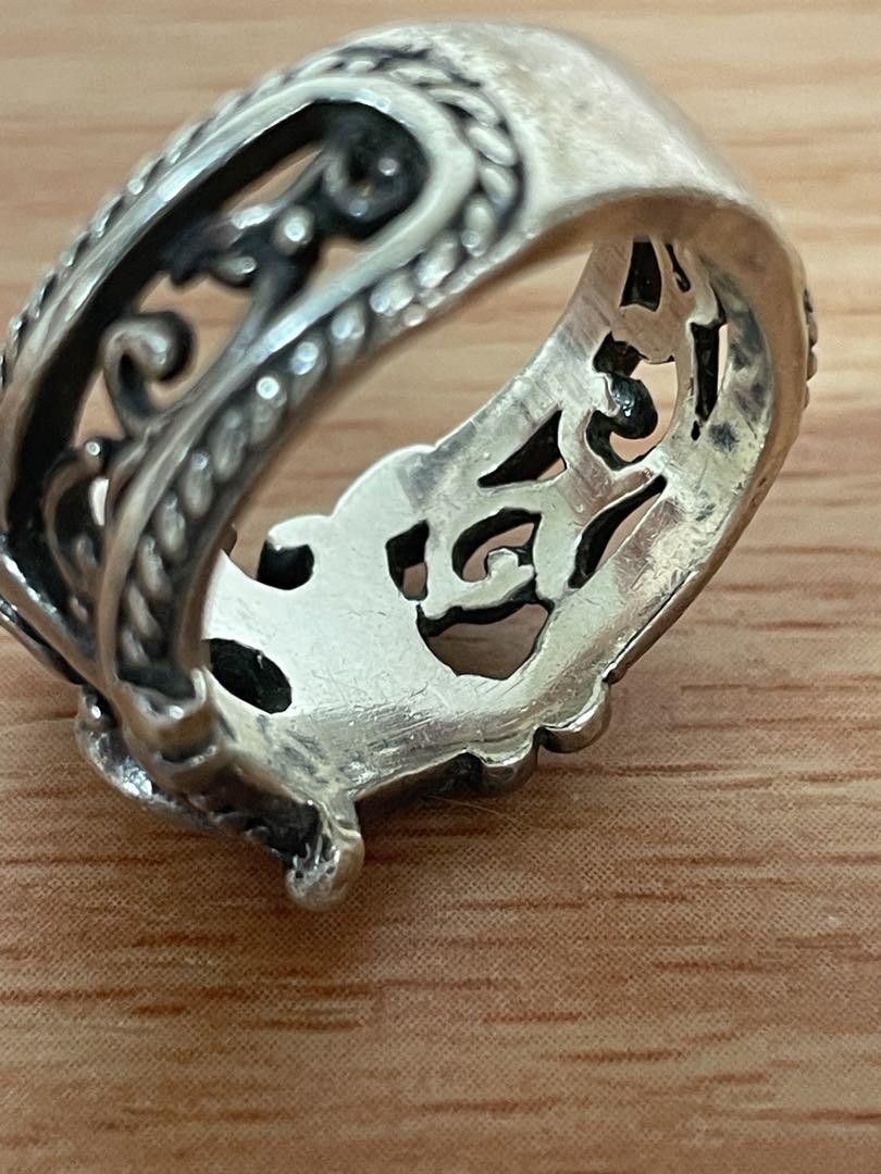 Other Royal Order Sterling Silver Crown Motif Ring (Rare) Size ONE SIZE - 8 Thumbnail