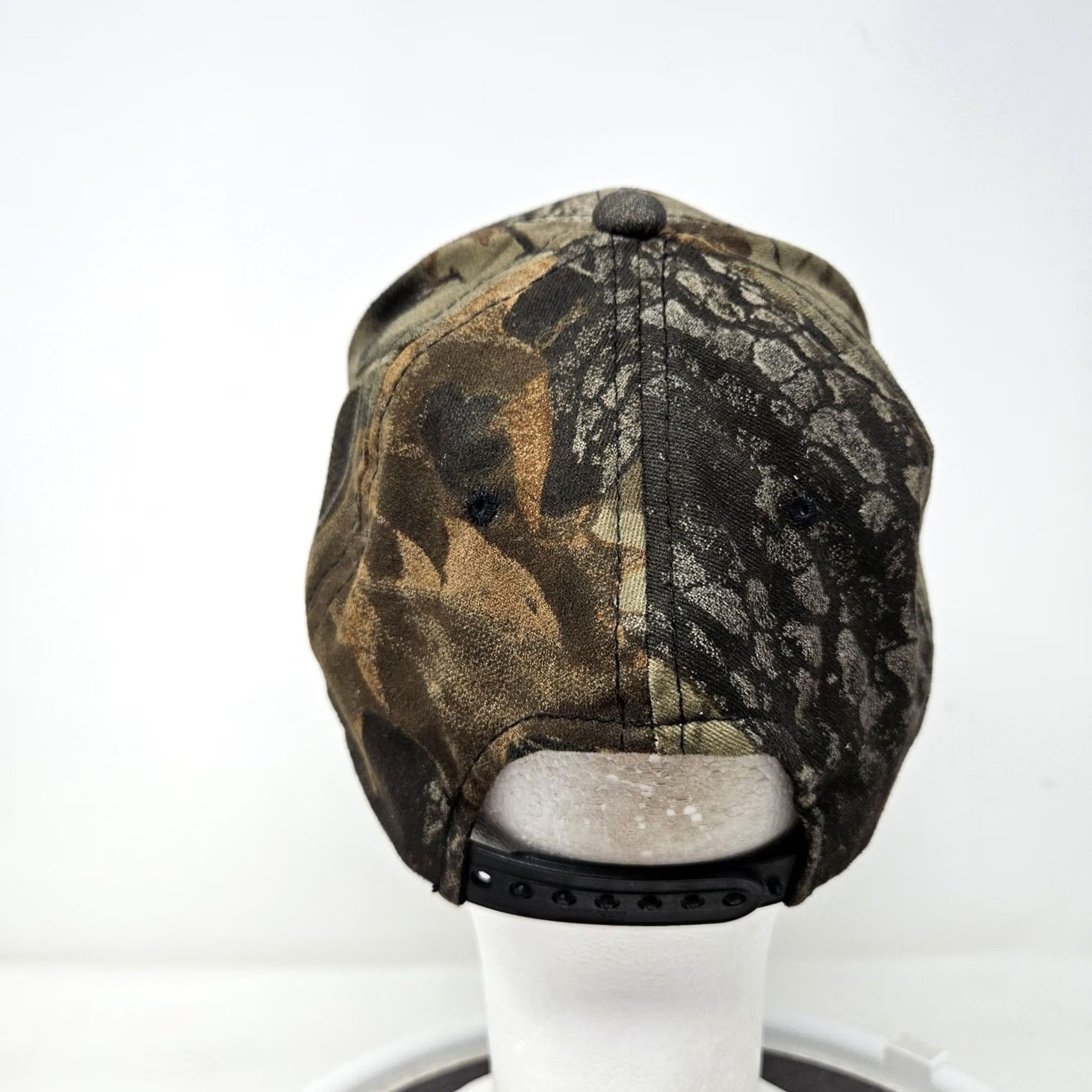 Vintage LaFond Construction Hat Cap Snap Back One Size Camouflage Advertising Embroidered Mens Size ONE SIZE - 4 Thumbnail