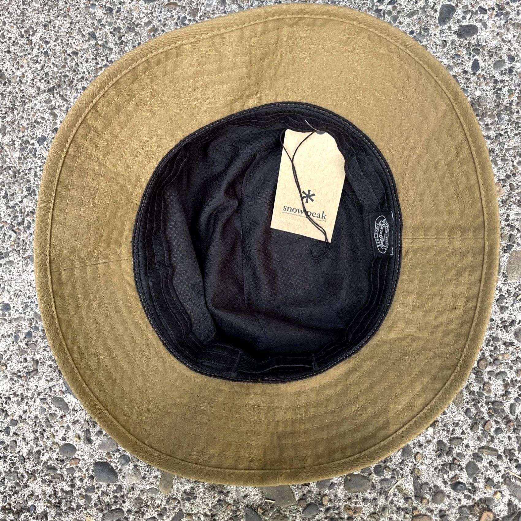 Snow Peak VINTAGE Snow Peak Aramid Takibi Japan Fabric Bucket Hat Brown NWT Sample Mens One Size Brown Bucket Hat Size ONE SIZE - 4 Thumbnail