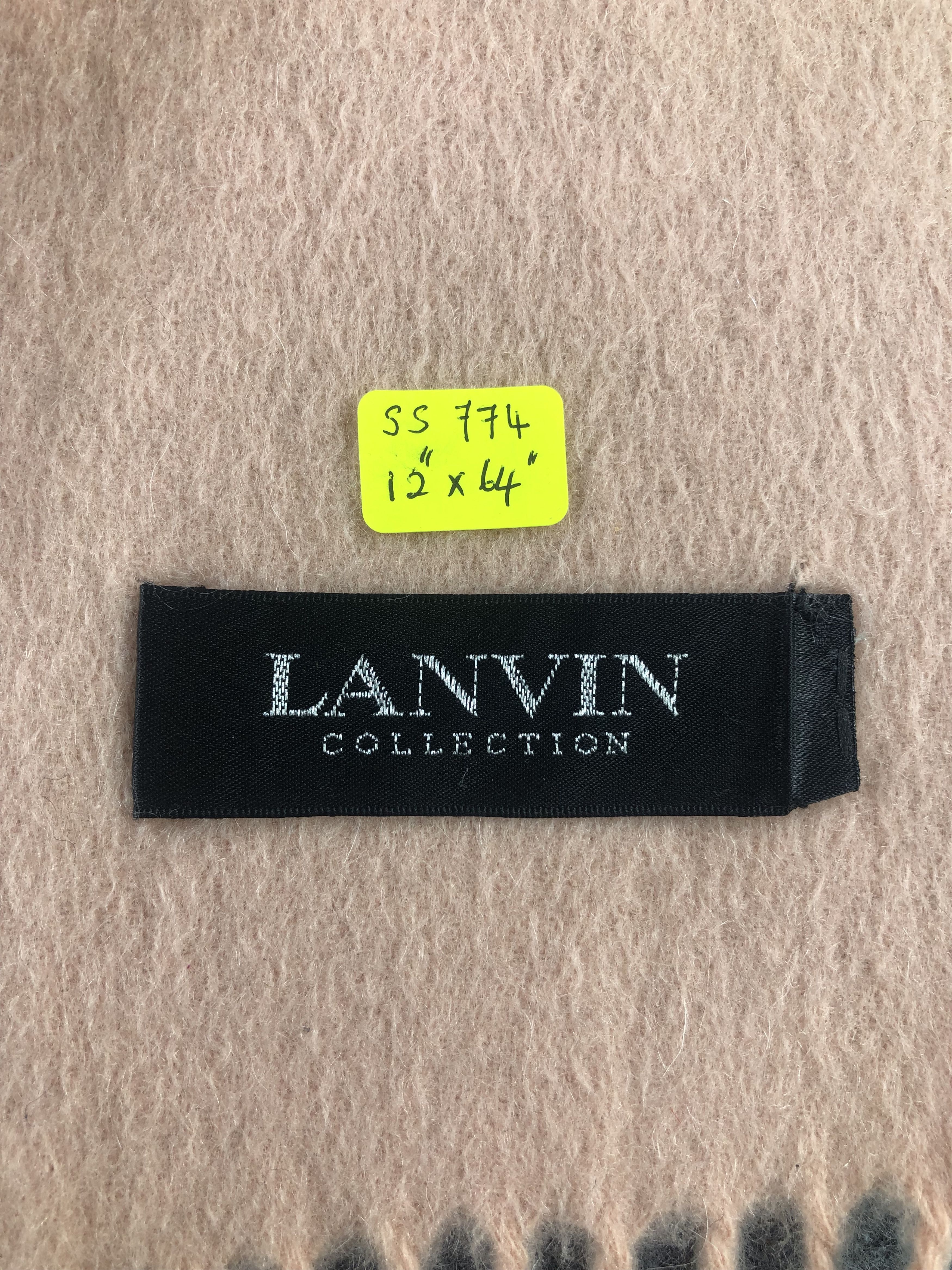 Lanvin Lanvin Cashmere Scarf / Muffler / Neckwear Size ONE SIZE - 4 Thumbnail
