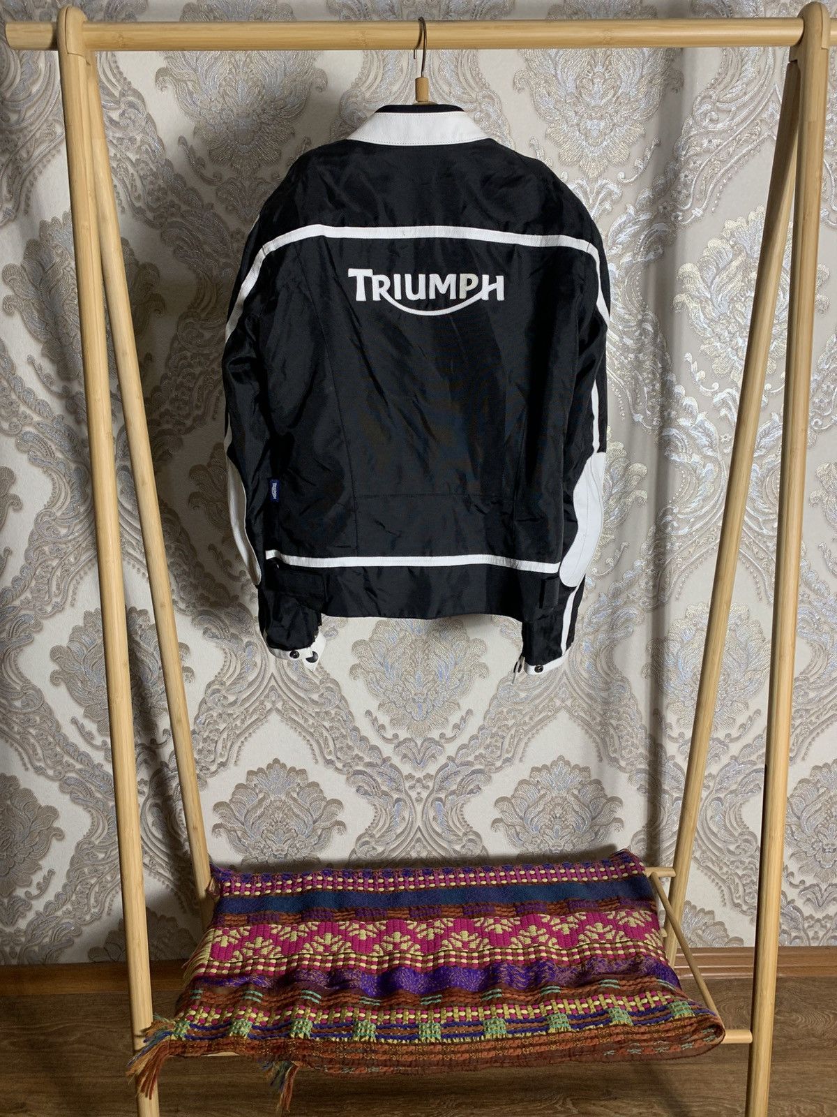 Harley Davidson VINTAGE TRIUMPH MOTORCYCLE JACKET BIKE RACING RETRO Y2K 90s Size US M / EU 48-50 / 2 - 10 Thumbnail