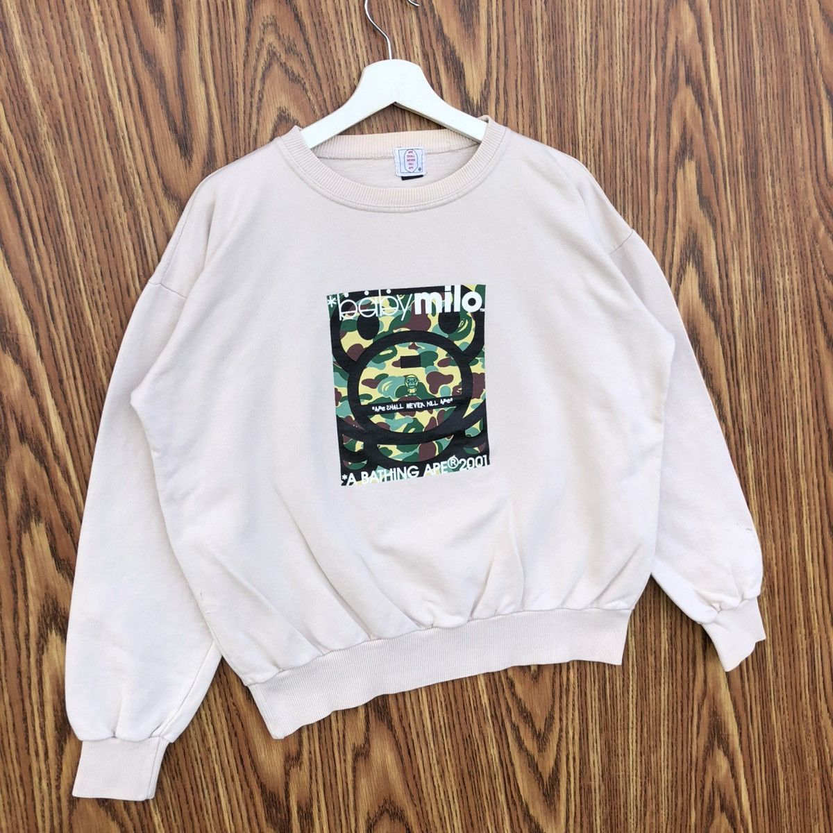 Japanese Brand Vintage Baby Milo by Bathing Ape Sweatshirt Size US L / EU 52-54 / 3 - 2 Thumbnail