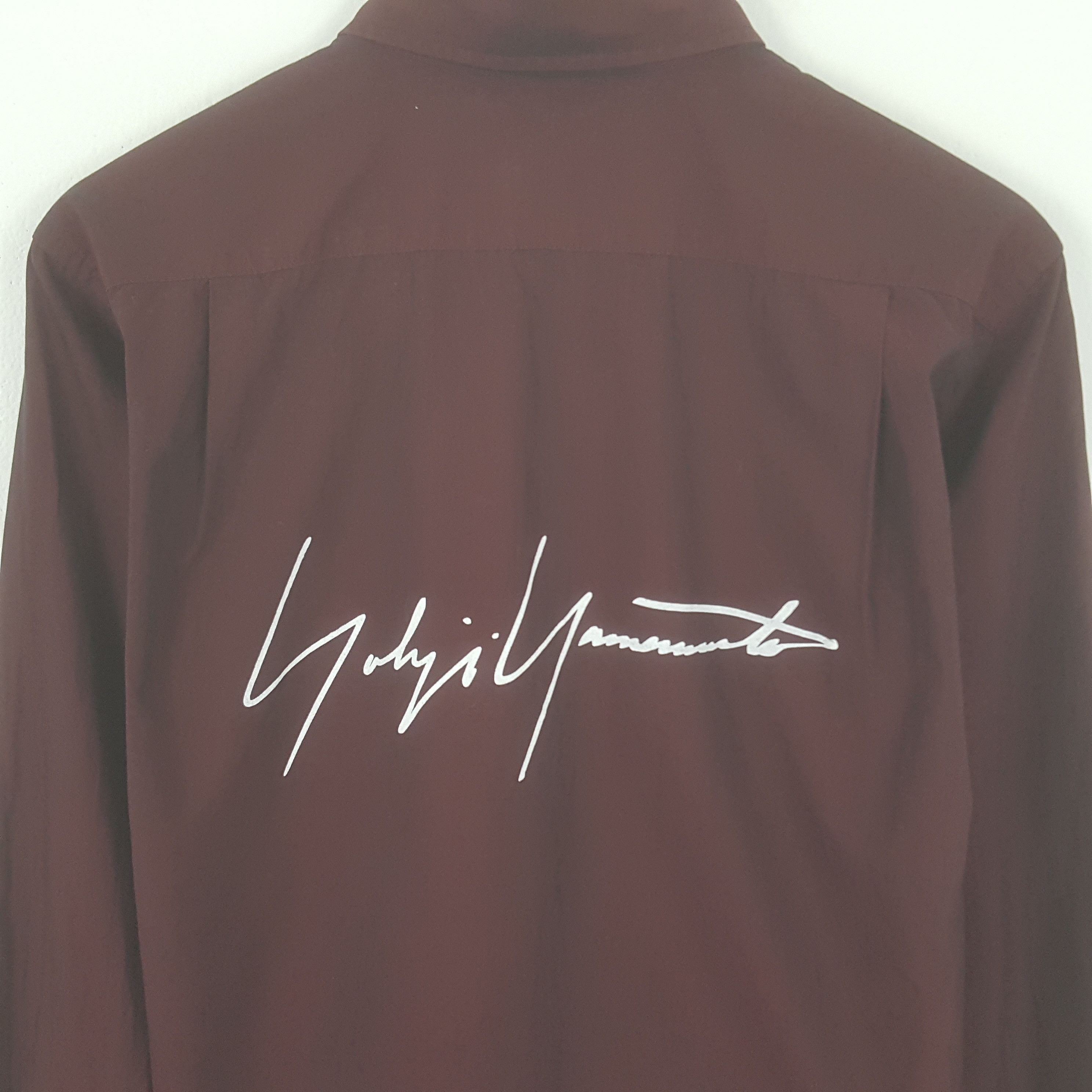 Japanese Brand × Vintage × Yohji Yamamoto Vintage Yohji Yamamoto AAR Custom Signature Button Up Shirt Size US S / EU 44-46 / 1 - 2 Thumbnail