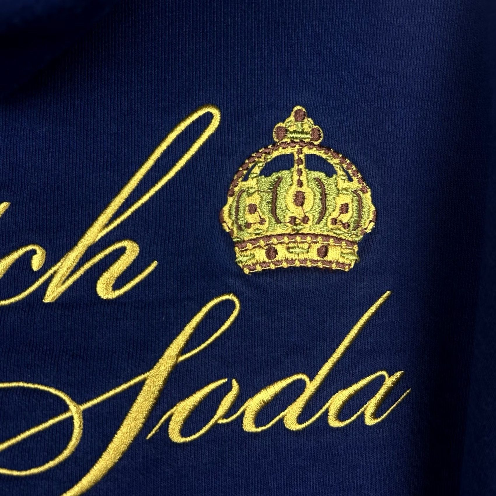 Scotch & Soda Scotch Soda Hoodie Mens XL Blue Embroidered Evening Skies Casual Size US XL / EU 56 / 4 - 6 Thumbnail