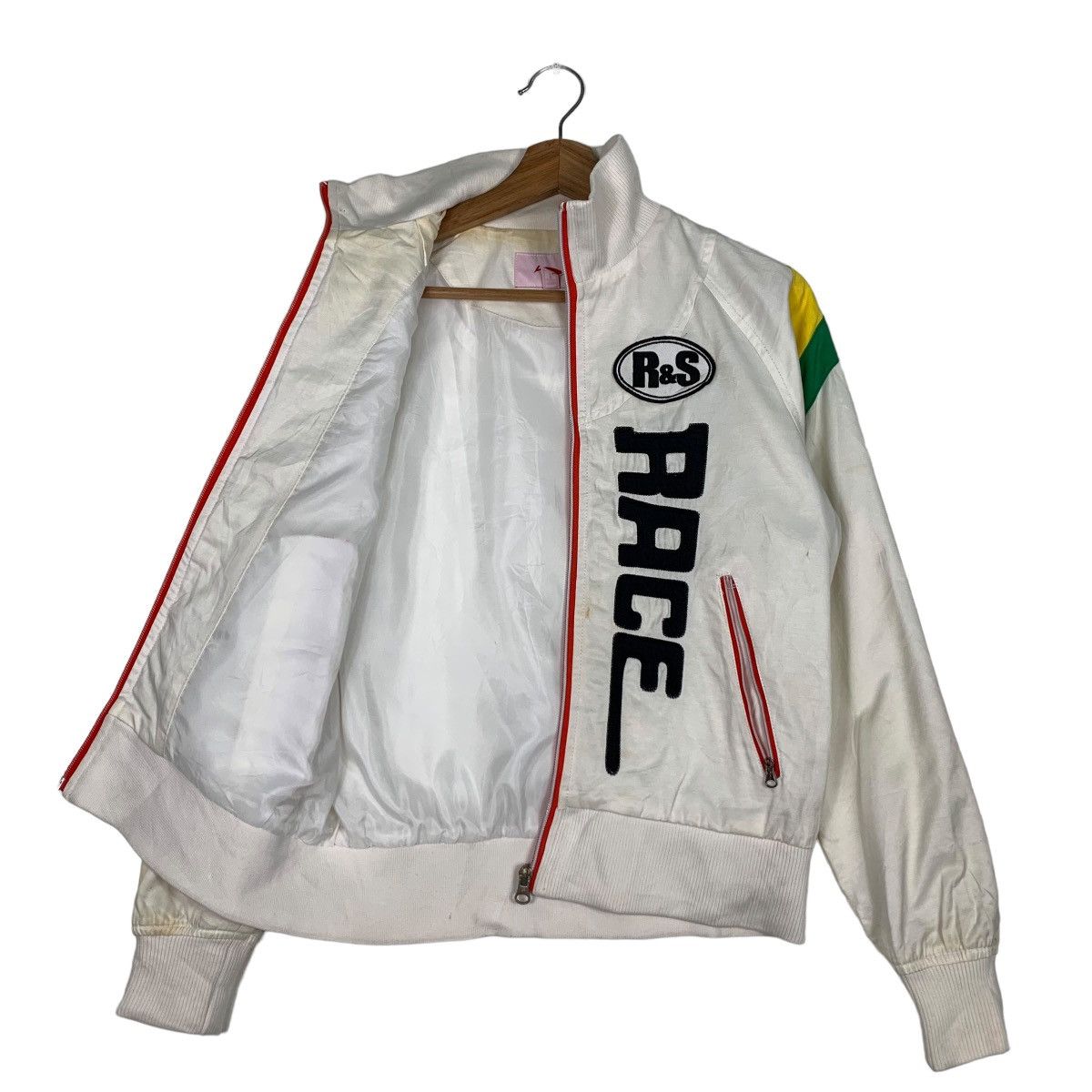 Japanese Brand R&S RACE BIG LOGO ZIPPER JACKET #0079-C5 Size US S / EU 44-46 / 1 - 10 Thumbnail