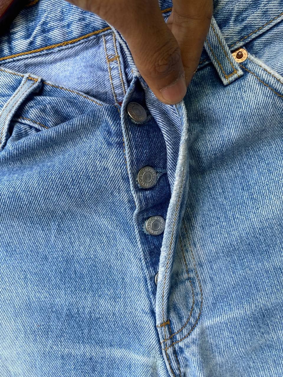 Levi's × Levi's Vintage Clothing × Vintage Rare Vintage Levis Lace Up Jeans Size US 29 - 9 Thumbnail