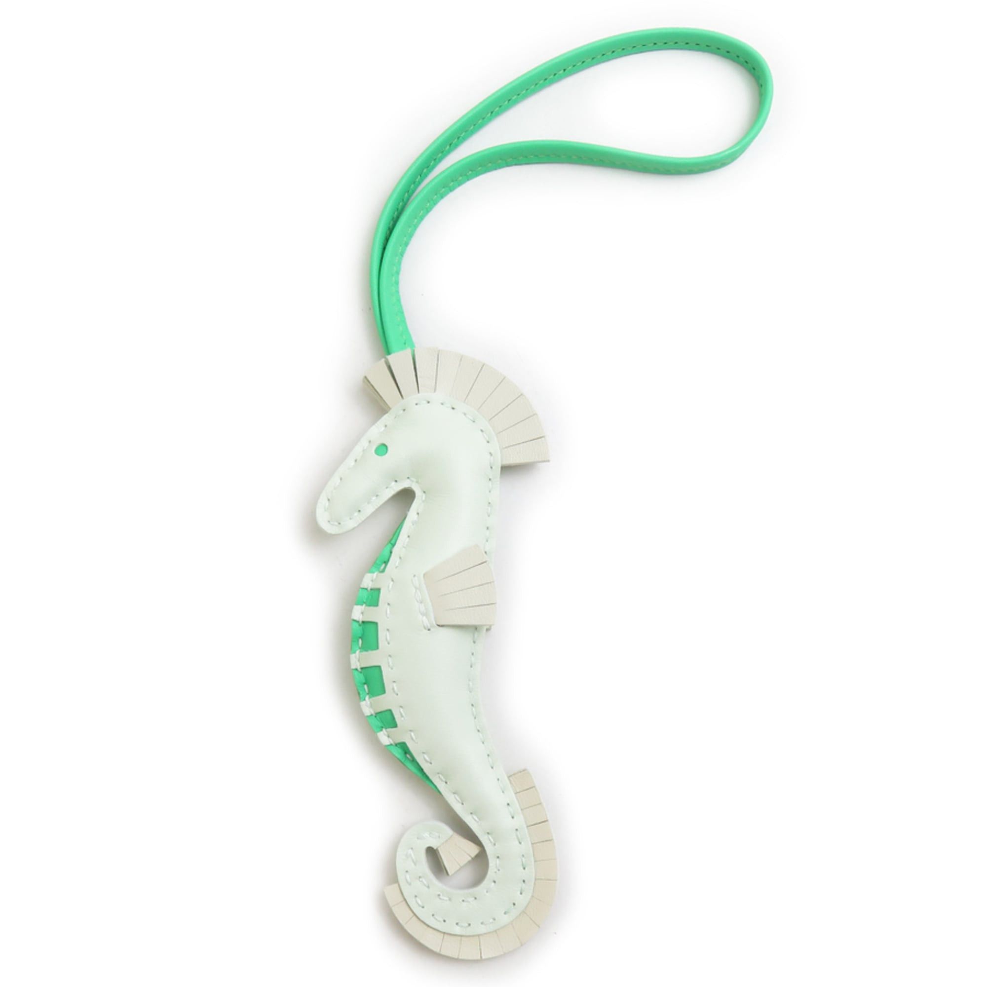 Hermes Hermès Charm Ipo Seahorse Anjo Milo Vert Fizz x Clé Comic Men's Women's Free Shipping r11008a