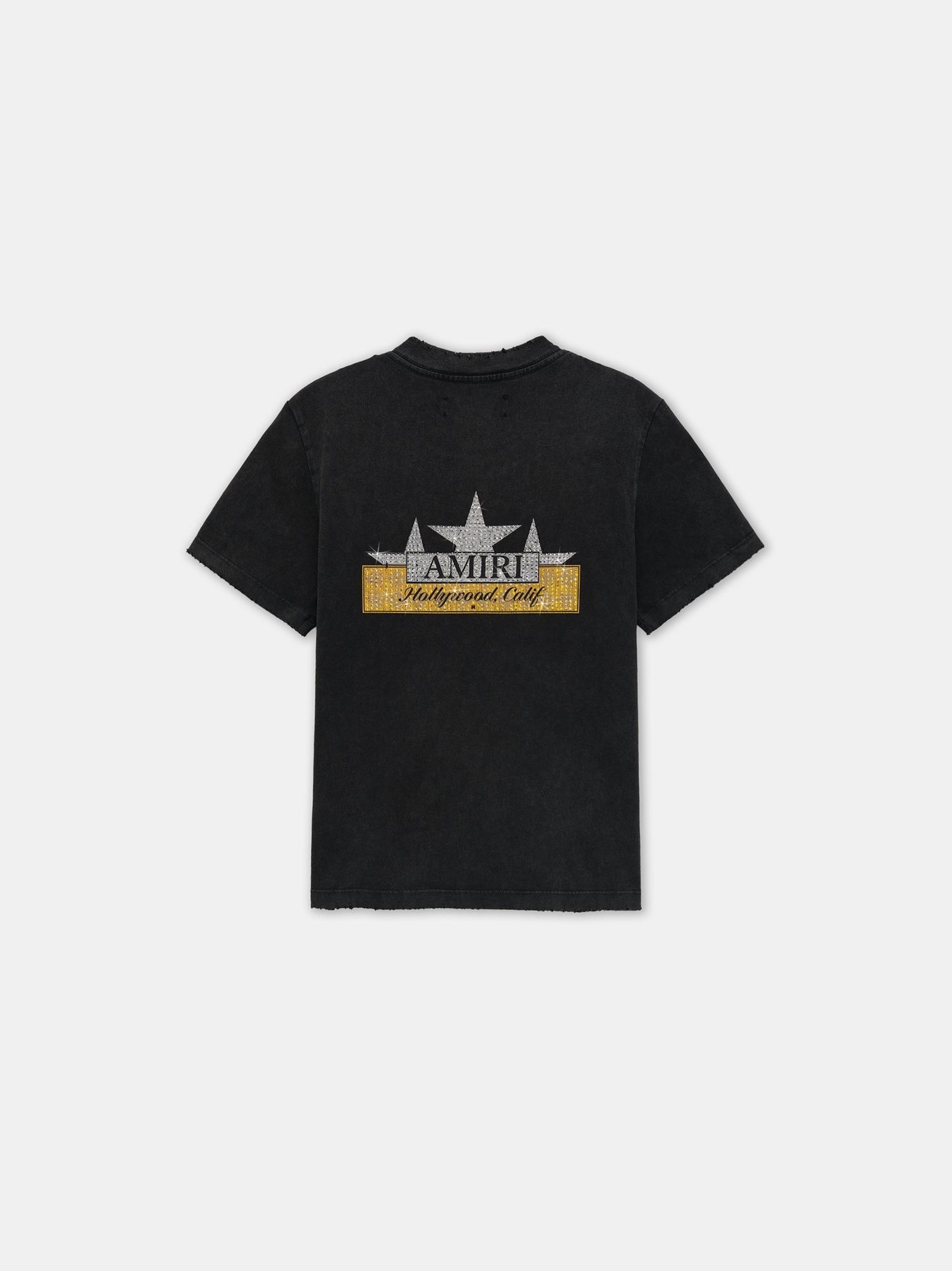 Amiri o1s1wg110426 Vintage Crystal Star T-Shirt in Black Size US L / EU 52-54 / 3 - 2 Thumbnail