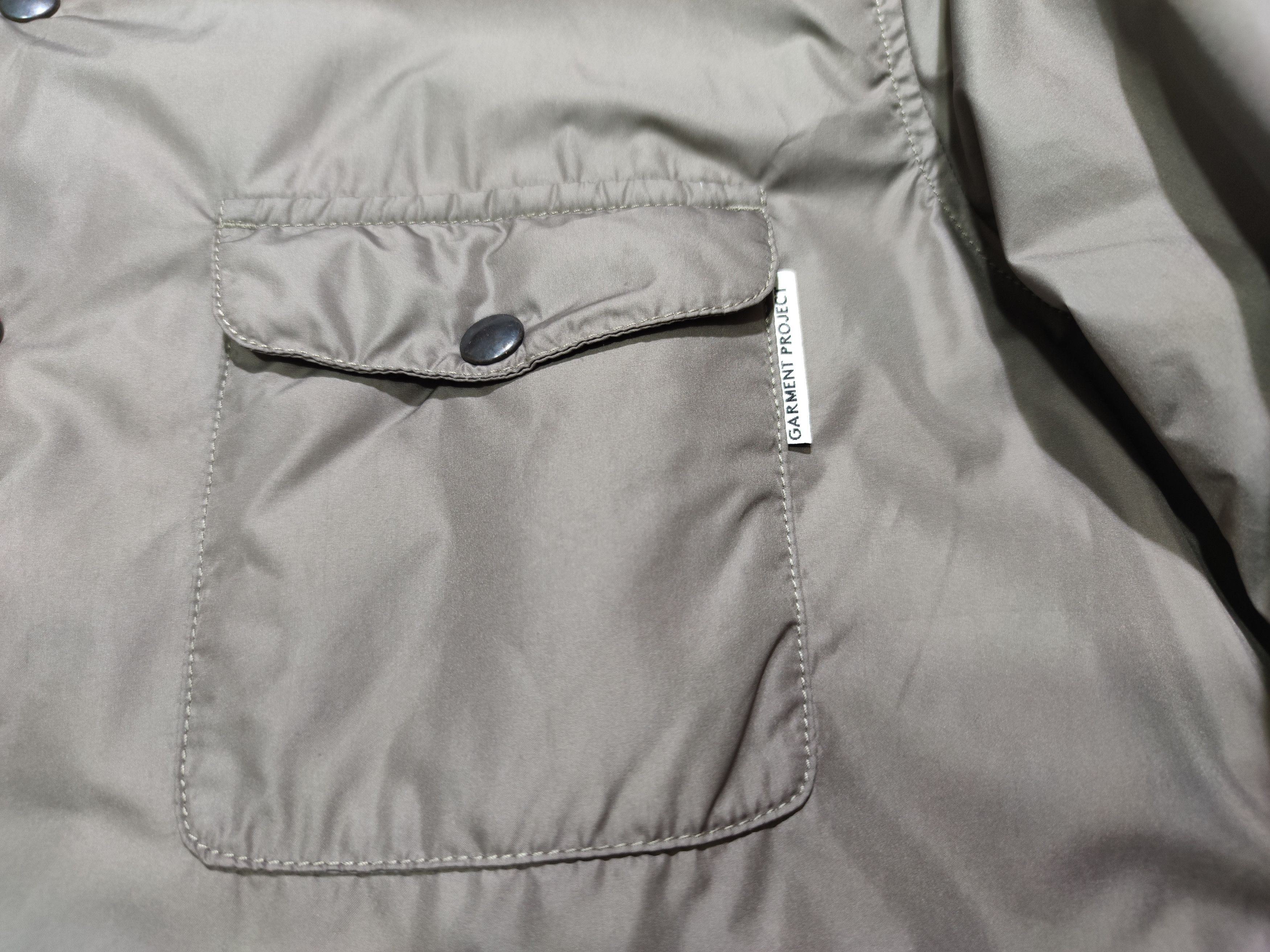 Garment Project Garment Project Padded Nylon Gray Shirt Jacket Large Size US L / EU 52-54 / 3 - 7 Thumbnail