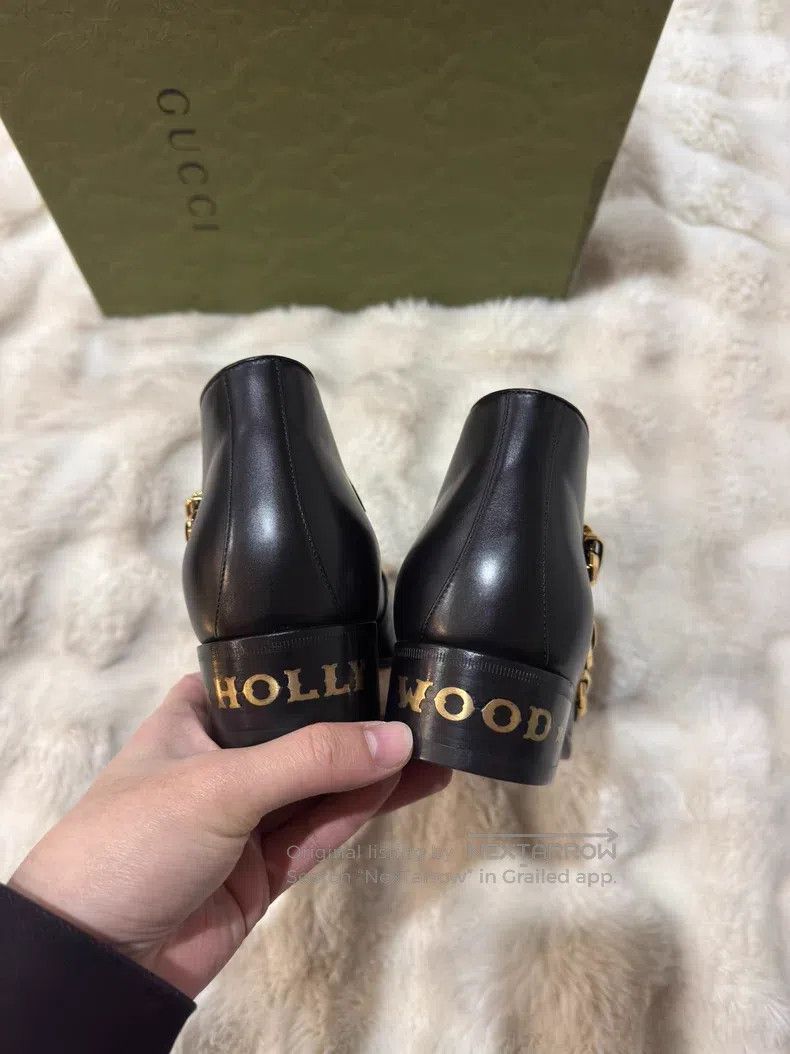 Gucci Guicci Gold Buckle Men's Shoes Size US 10 / EU 43 - 8 Thumbnail