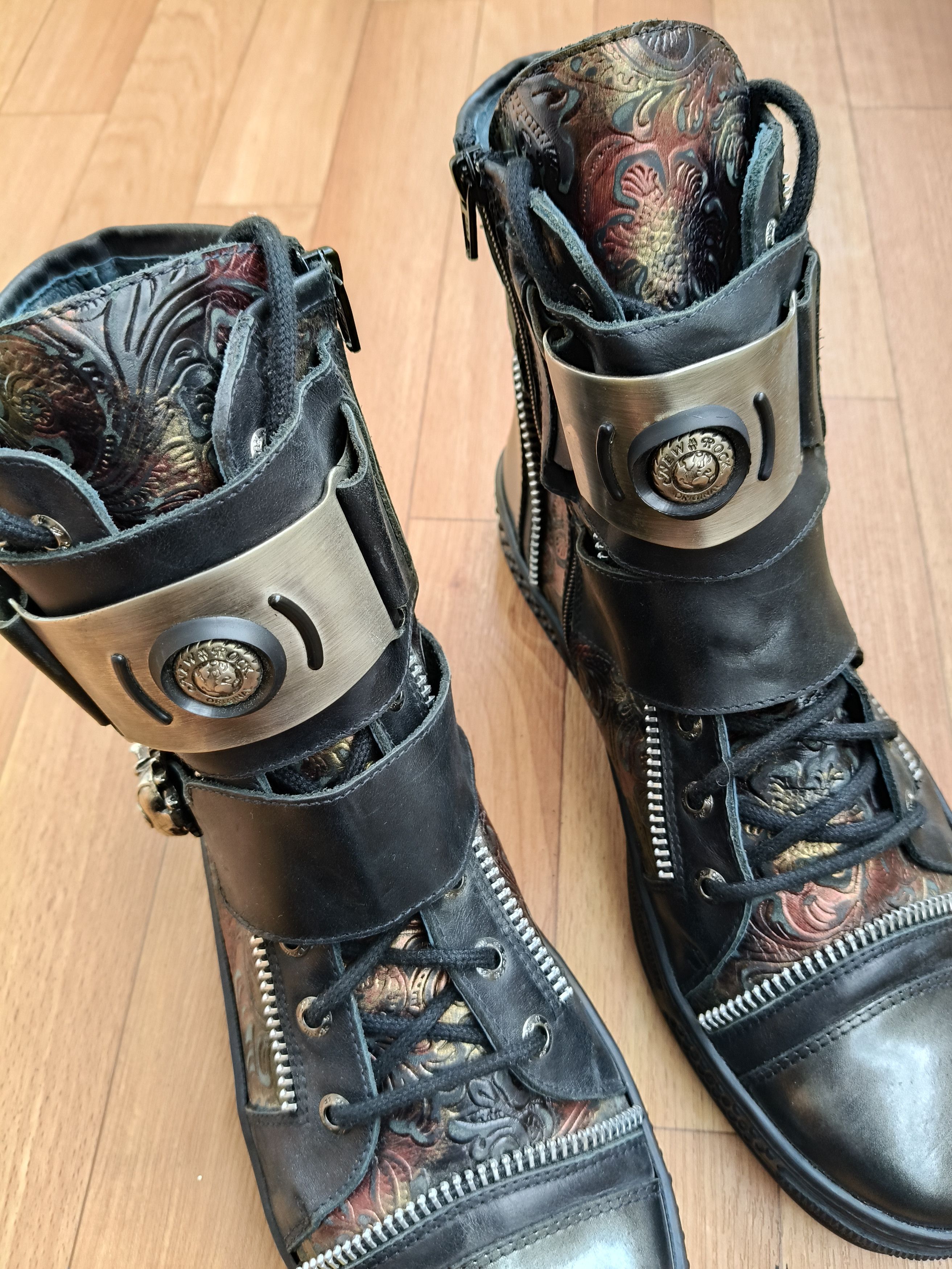 New Rock 🔥 New rock high top sneakers Size US 10 / EU 43 - 6 Thumbnail
