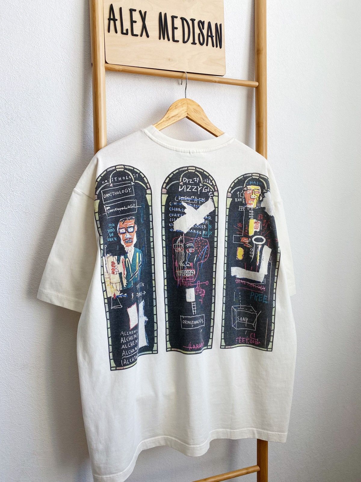 H&M × Jean-Michel Basquiat × Who Decides War WHO DECIDES WAR x BASQUIAT x H&M RELAXED FIT COTTON T-SHIRT Size US XL / EU 56 / 4 - 1 Thumbnail