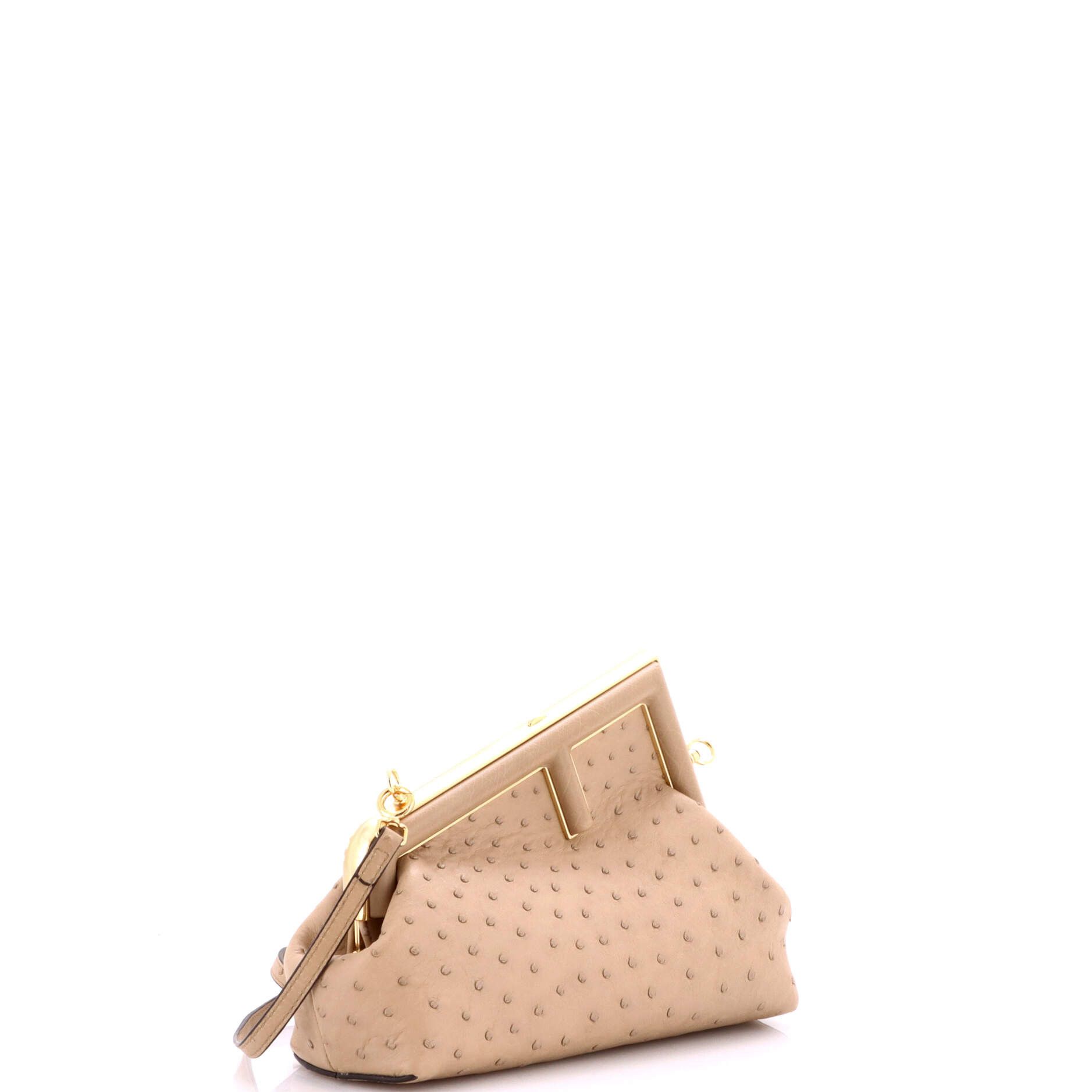 Fendi First Bag Ostrich Small Size ONE SIZE - 1 Thumbnail