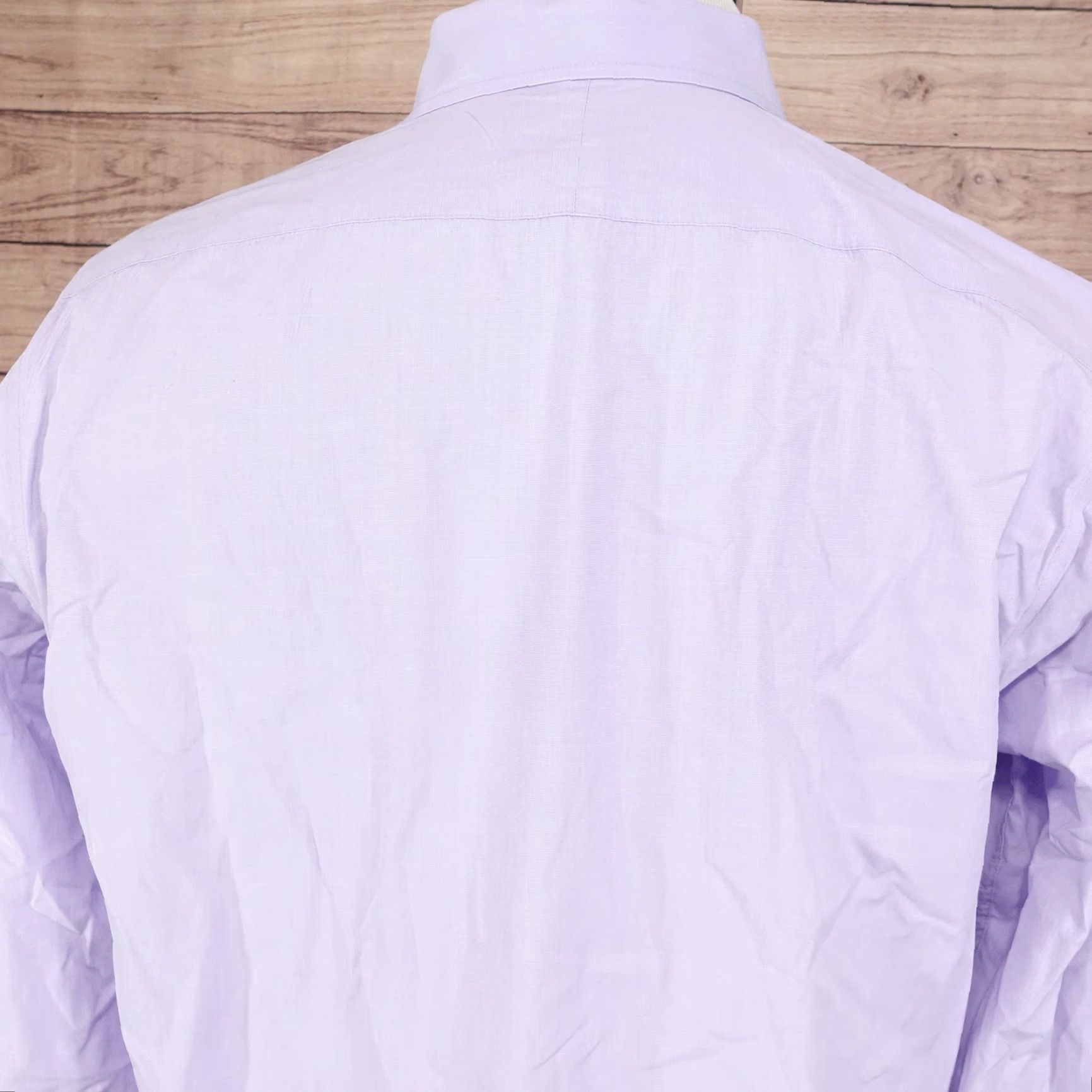 Banana Republic Banana Republic Shirt Men L Purple Slim Fit Button-Down Cotton Mens Size US L / EU 52-54 / 3 - 5 Thumbnail