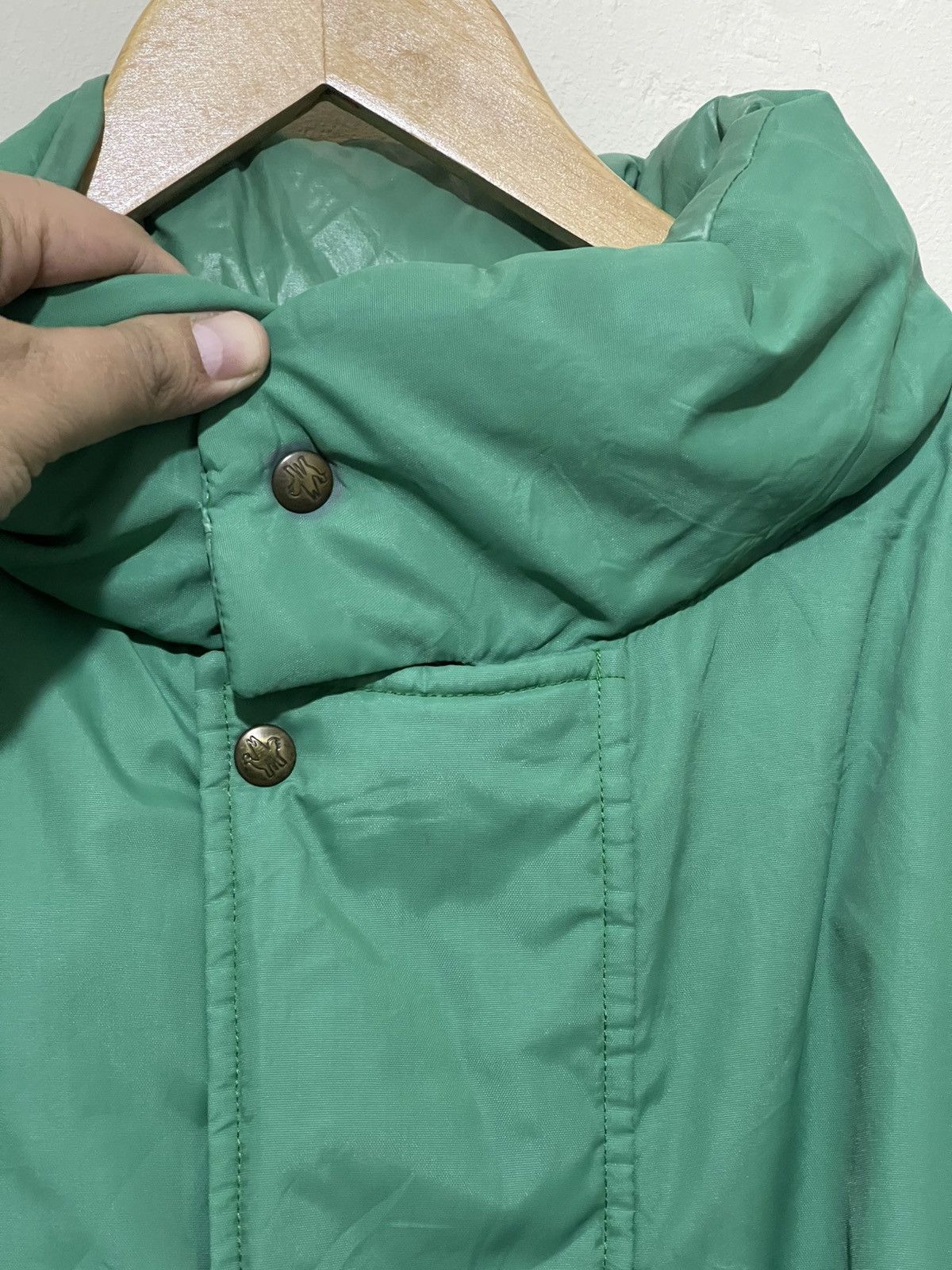 Moncler Grenoble Vintage Moncler Grenoble 80s Green Down Jacket Size US XL / EU 56 / 4 - 5 Thumbnail