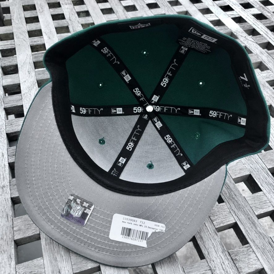 MyFitteds 7 1/2 New York Jets Deceptor Patch New Era 59FIFTY Hat Size ONE SIZE - 6 Thumbnail