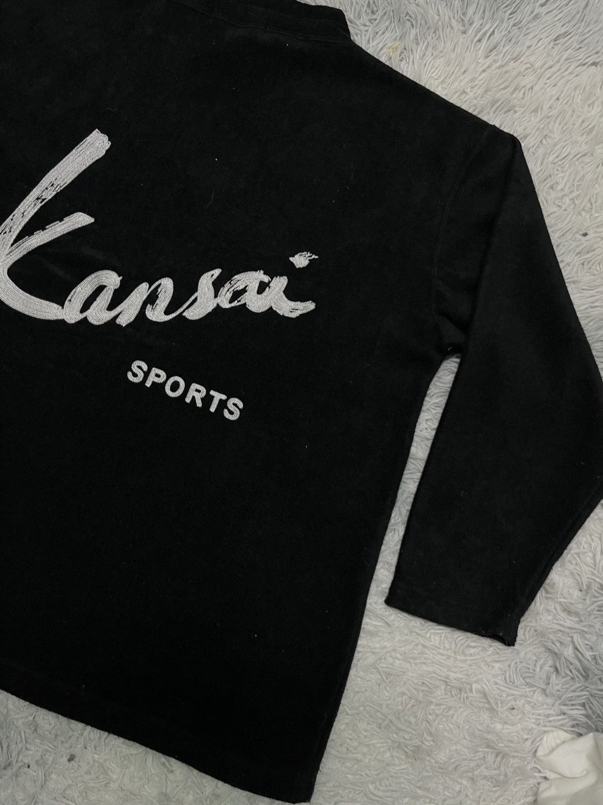 Kansai Yamamoto 90s KANSAI SPORT FLEECE EMBROIDERY LOGO RARE Size US M / EU 48-50 / 2 - 10 Thumbnail
