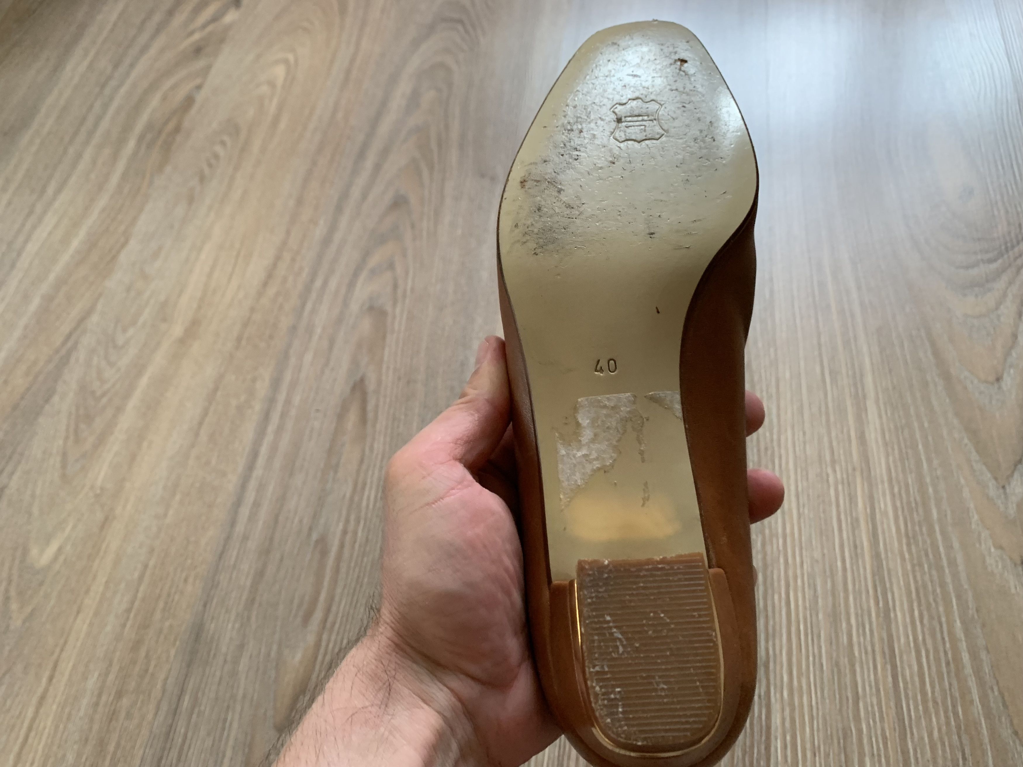 Bally × Vintage Vintage Bally Brown Block Heel Pumps Size US 9 / IT 39 - 7 Thumbnail