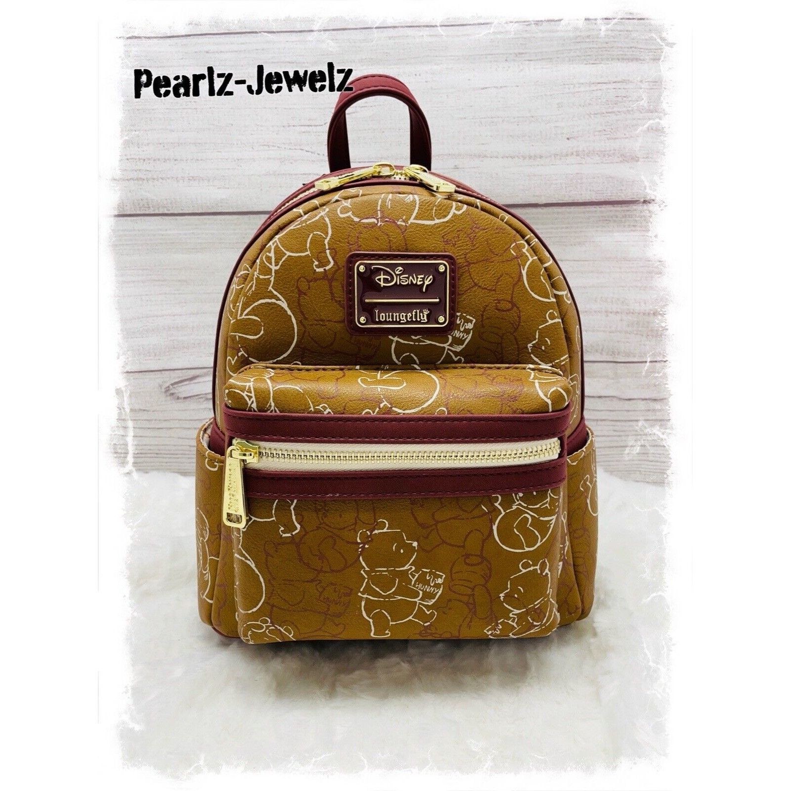 Loungefly Disney shops Winnie the Pooh Line Art Mini Backpack