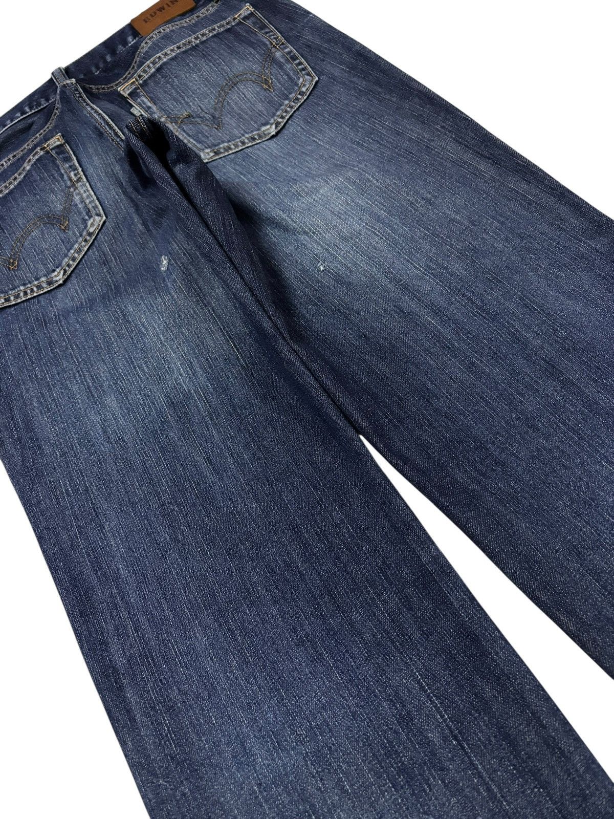 Edwin Vtg Edwin Japan 603 Distressed Jeans Size US 30 / EU 46 - 7 Thumbnail