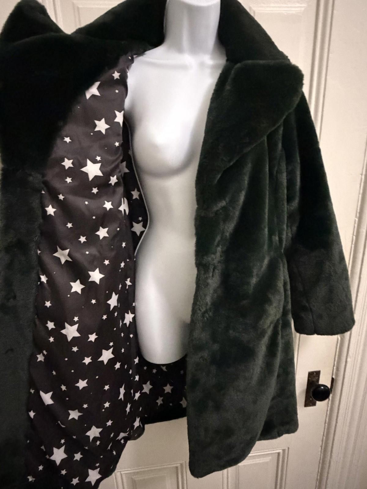 Other AVEC LES FILLES Faux Fur Long Coat (X-SMALL) Size XS / US 0-2 / IT 36-38 - 6 Thumbnail