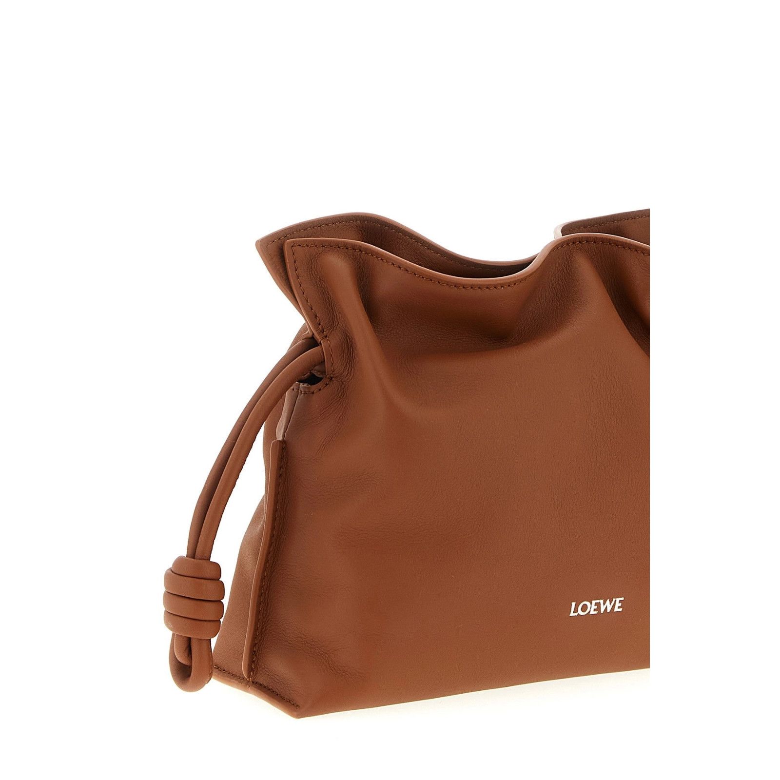 Loewe LOEWE Flamenco Mini $2600 SQUIRREL Nappa Leather Clutch New Size ONE SIZE - 3 Thumbnail