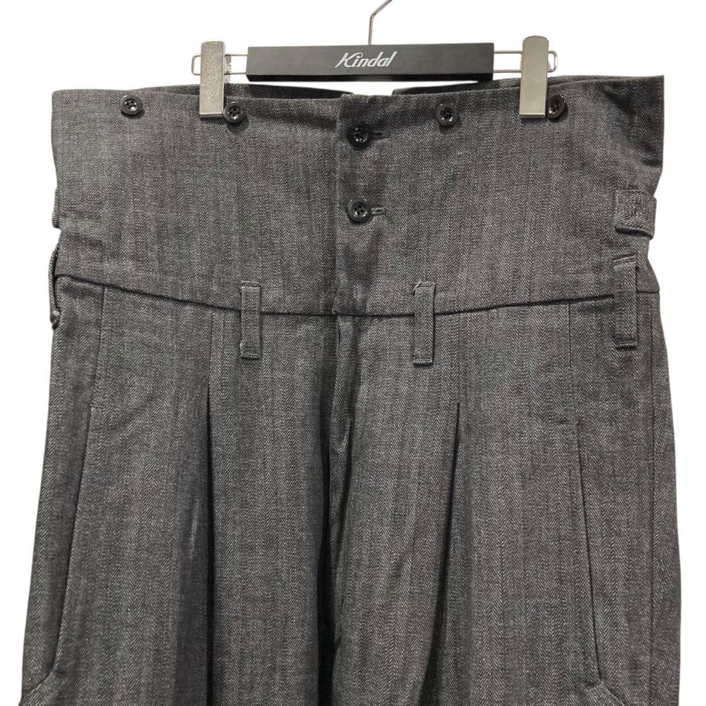 Yohji Yamamoto Yohji Yamamoto pour homme/Waist Herringbone Wide Pants Size US 39 - 4 Thumbnail