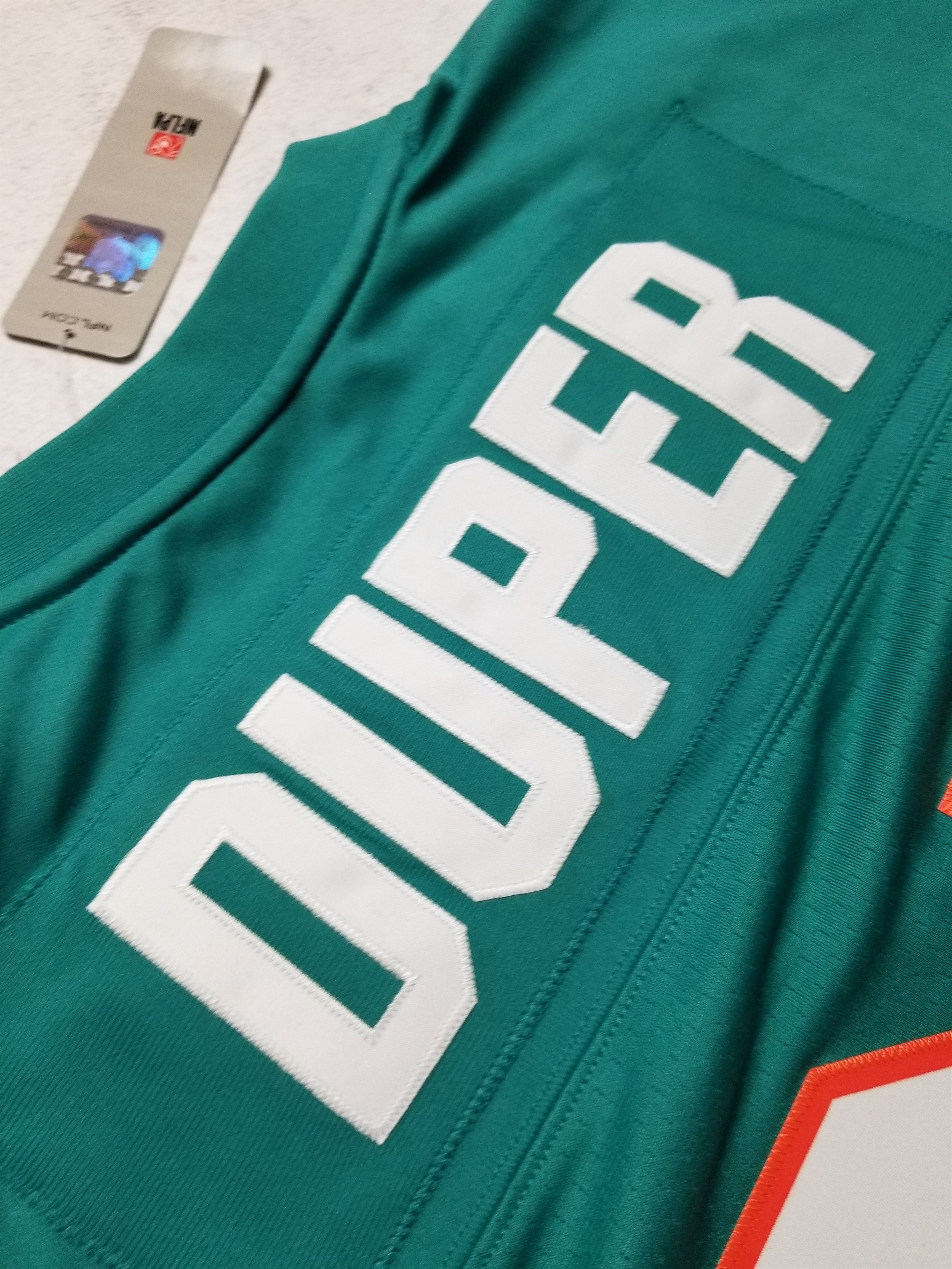 Mitchell & Ness Miami Dolphins Mark Duper #85 Aqua 1984 NFL Legacy Jersey Size US XL / EU 56 / 4 - 8 Thumbnail