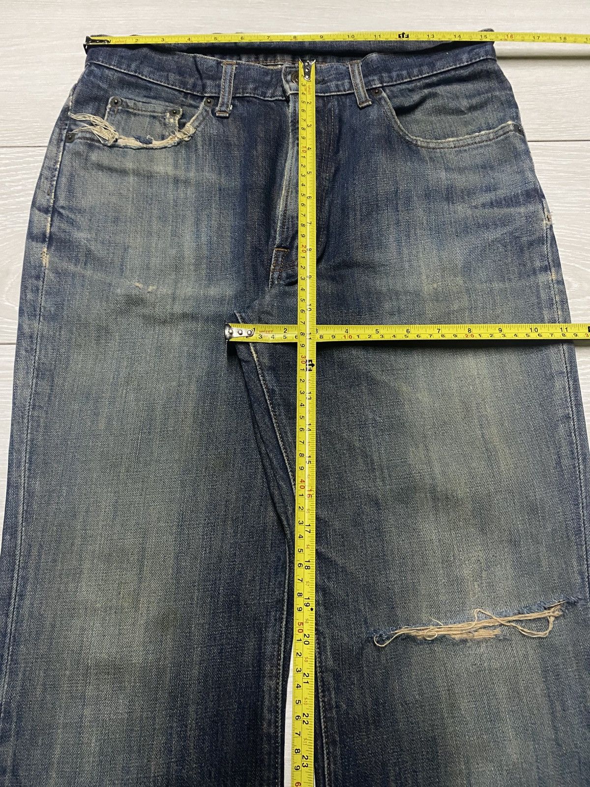 Hysteric Glamour Vintage Japanese Brand Gold Rush Bootcut Flare Jeans Size US 31 - 14 Thumbnail