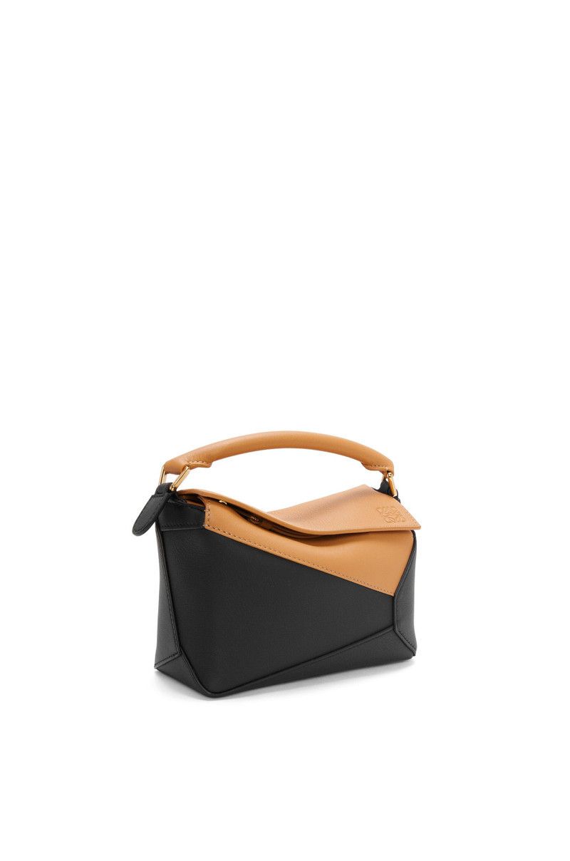 Loewe o1in1g0426 Size: OS / Mini Puzzle Bag in Brown/Black Size ONE SIZE - 4 Thumbnail