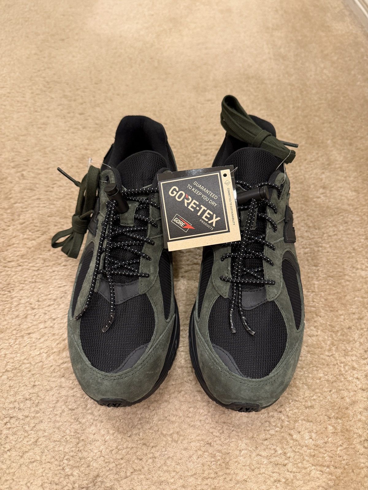 JJJJound × New Balance New balance NB 2002R Gore-Tex dark forest green black noir Size US 8.5 / IT 38.5 - 7 Thumbnail