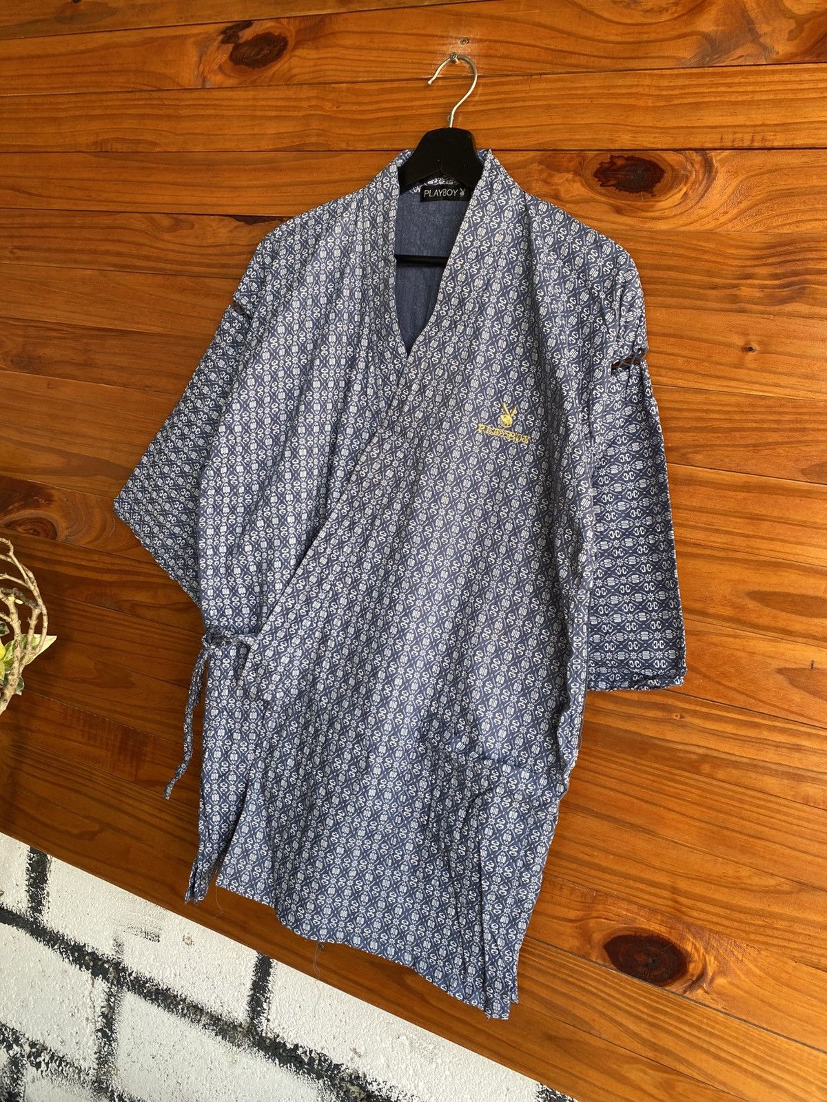 Playboy Vintage Playboy Japanese Pattern Kimono Jacket Yukata Style Size US M / EU 48-50 / 2 - 4 Thumbnail