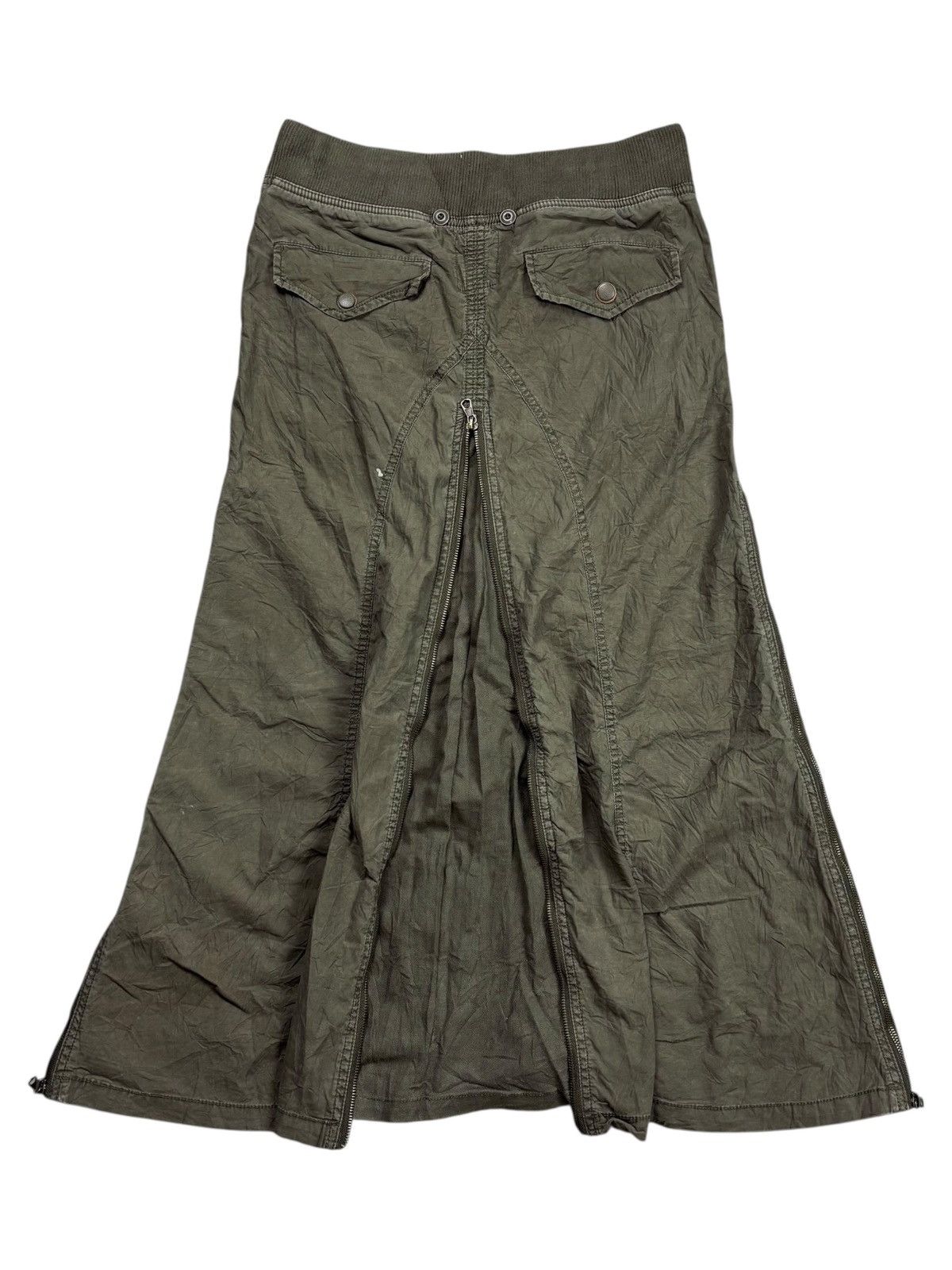GOA Archive GOA - Multizips Maxi Skirt Size 28" / US 6 / IT 42 - 2 Thumbnail