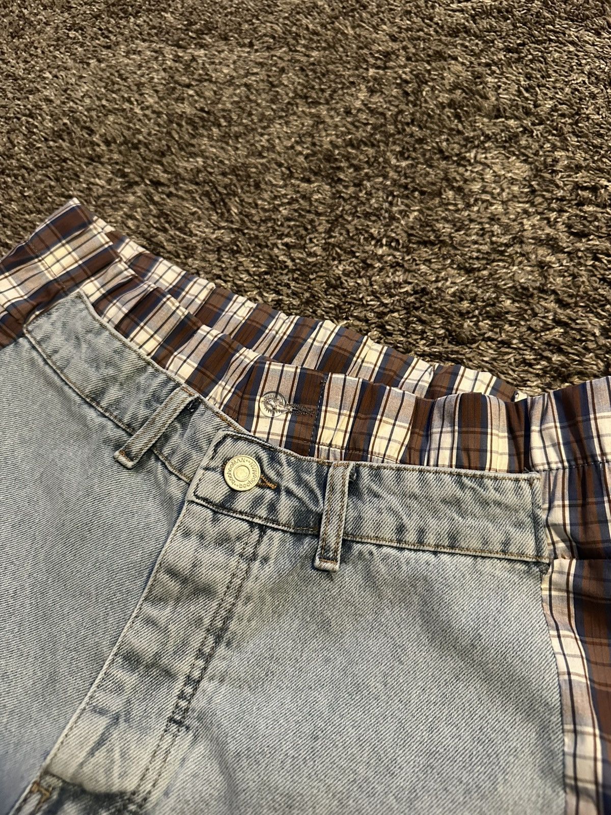 Other BoohooMAN Double Boxer Waist Blue Shorts Size 34 Size US 34 / EU 50 - 3 Thumbnail