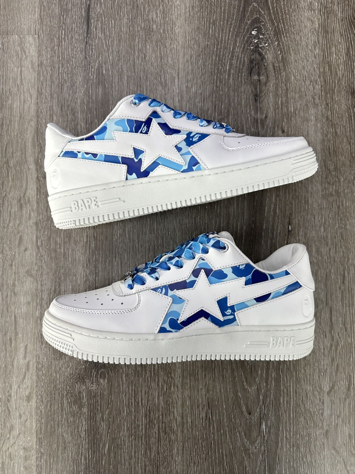 Bape A Bathing Ape Bape Sta “Icon ABC Camo” (Blue) | Grailed