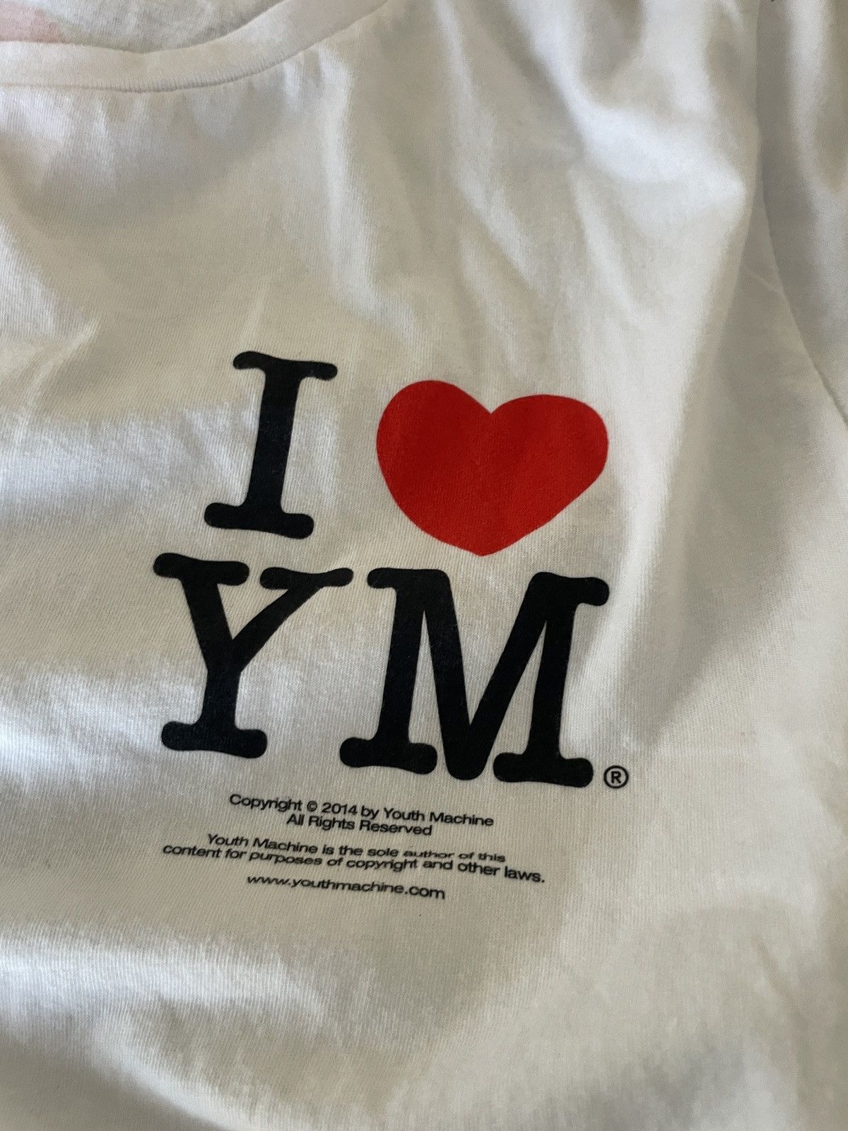 Youth Machine I ❤️ YM graphic tee nwt Size US S / EU 44-46 / 1 - 3 Thumbnail