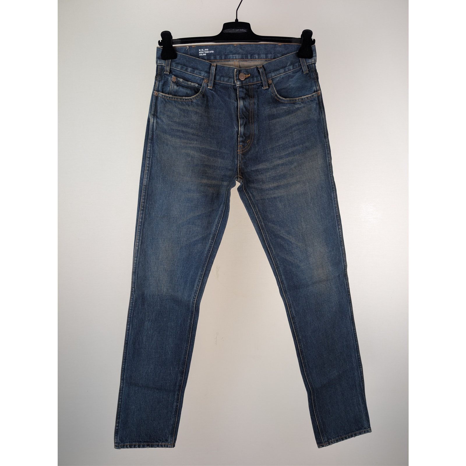 Celine Celine M_SL_002 - Slim Mid Waist - Dark Indigo - Rigid