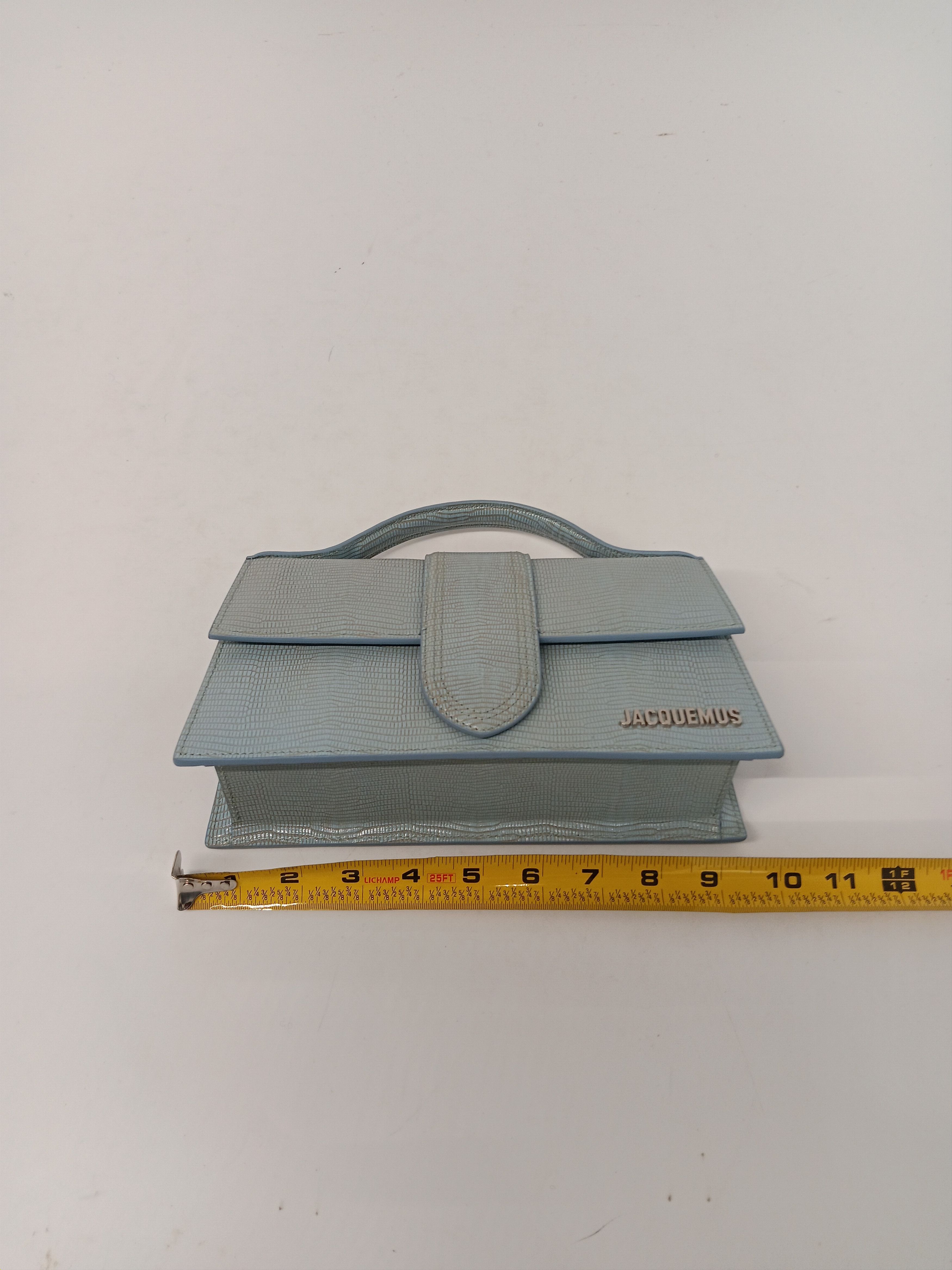 Jacquemus Jacquemus Le Grand Bambino Lizard Embossed Shoulder Bag Size ONE SIZE - 14 Thumbnail