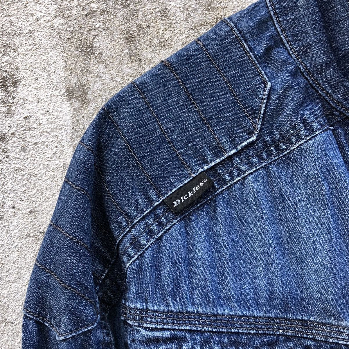 Dickies Dickies Stretch Silky Denim Work / Bikers Jacket Size US L / EU 52-54 / 3 - 4 Thumbnail