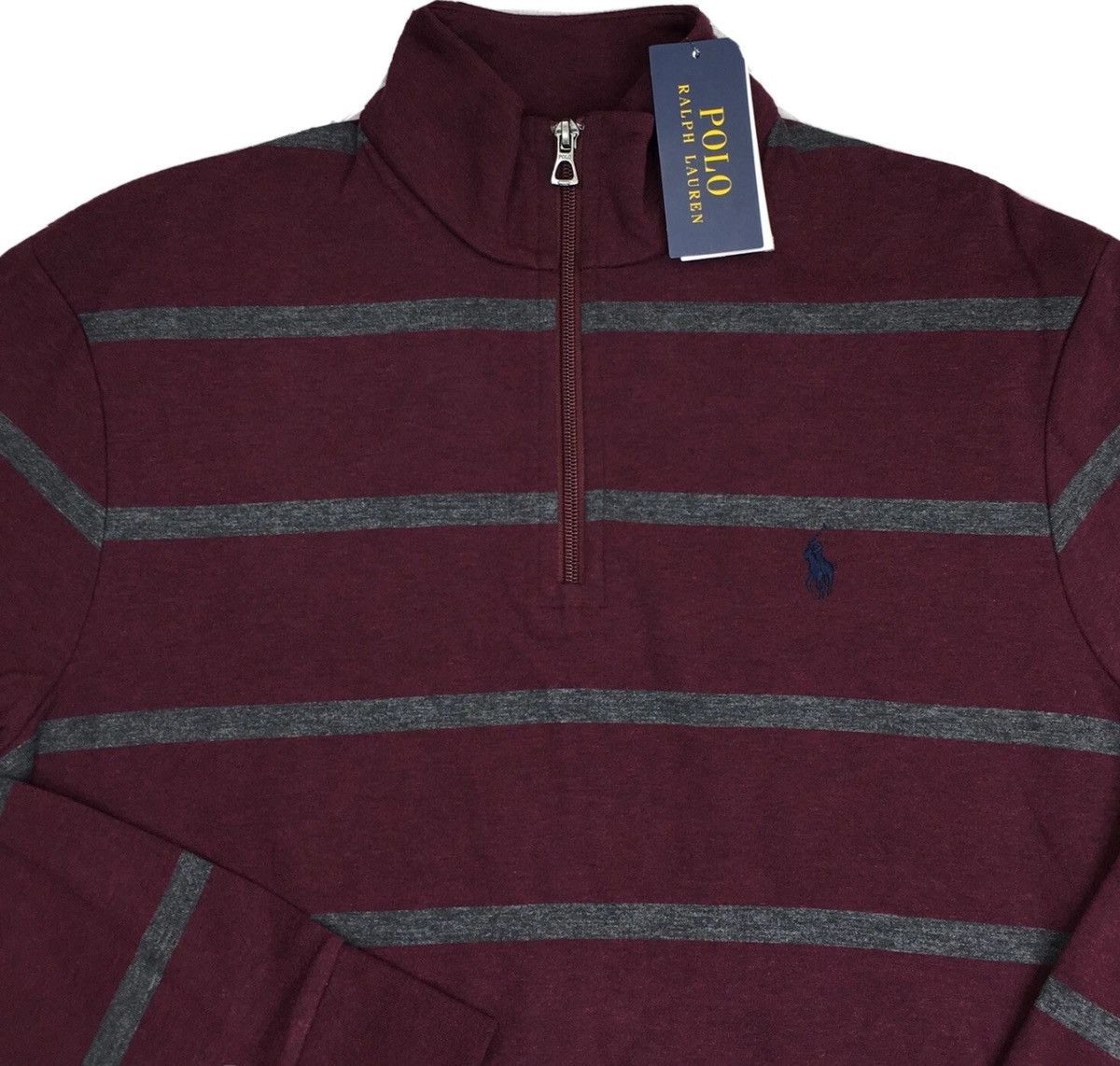 Polo Ralph Lauren Men's Polo Ralph Lauren Quarter-Zip Pullover Sweater Size US S / EU 44-46 / 1 - 6 Thumbnail