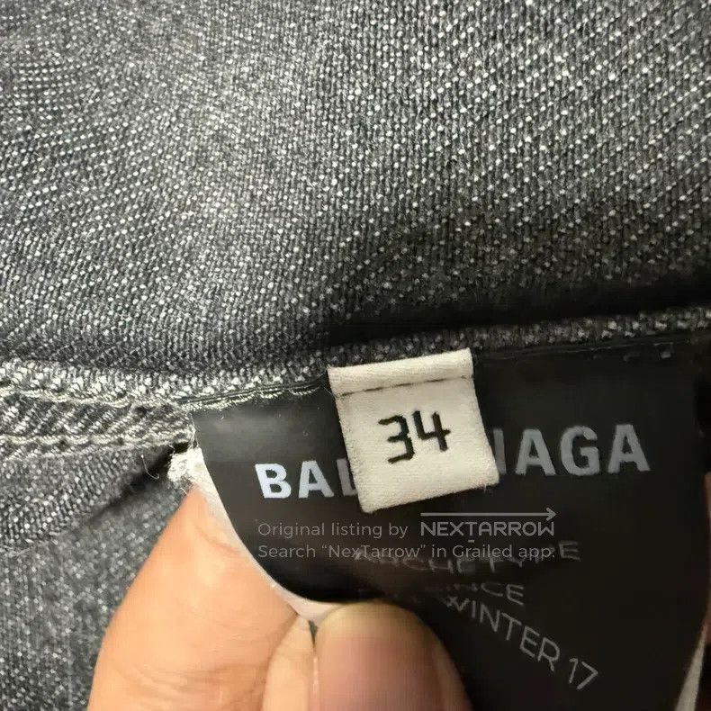 Balenciaga Balenciaga Denim Jacket Size XXS / US 00 / IT 34 - 4 Thumbnail