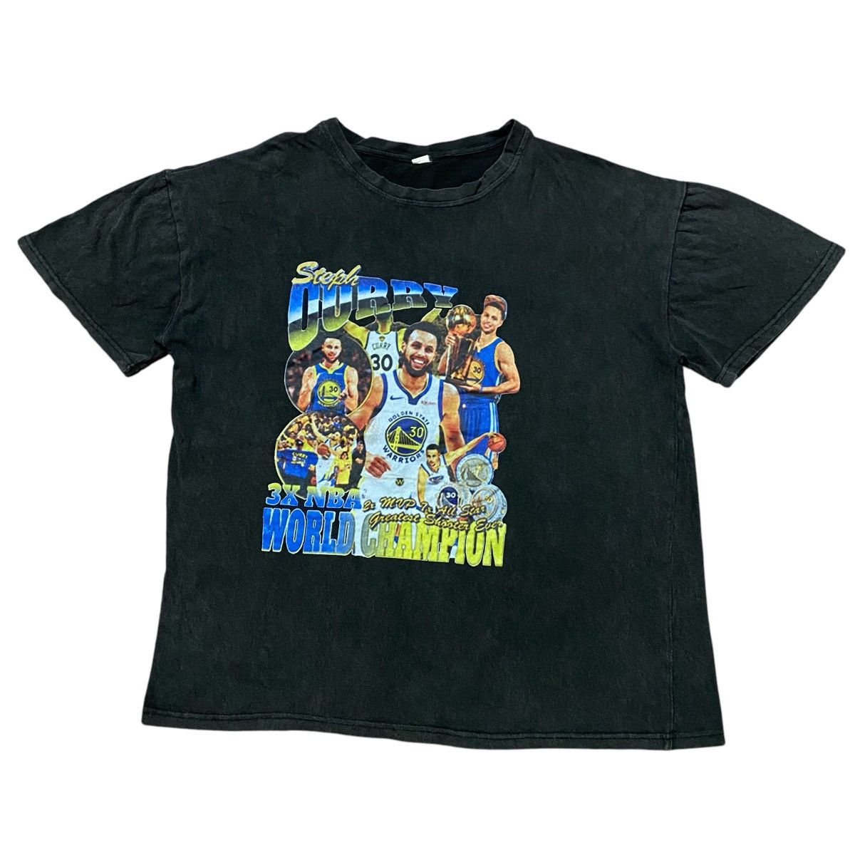 NBA Stephen Curry NBA 3x World Champion Graphic Tee Size US L / EU 52-54 / 3 - 1 Thumbnail