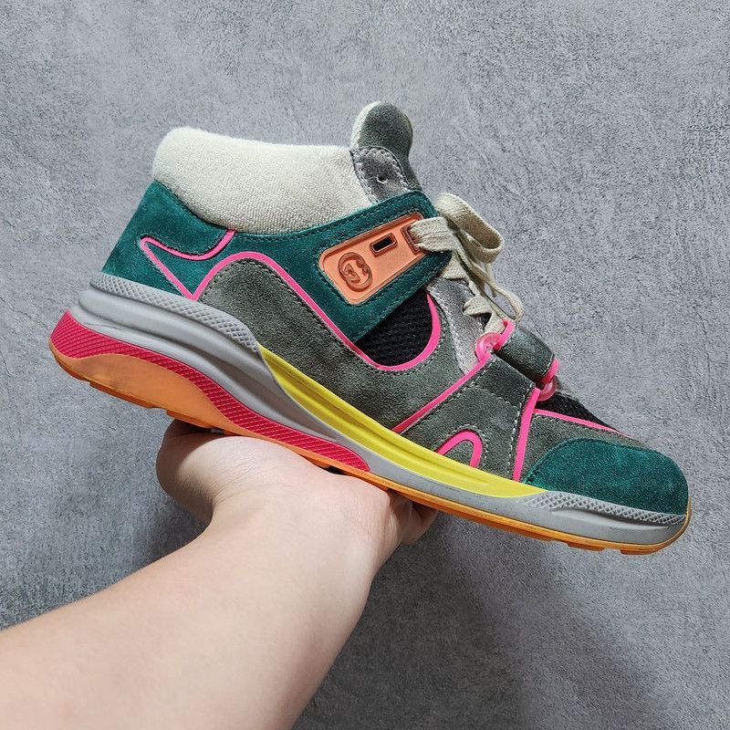 Gucci Gucci Ultrapace Suede Sneakers for Men - Size US 6.5 / EU 39-40 - 5 Thumbnail