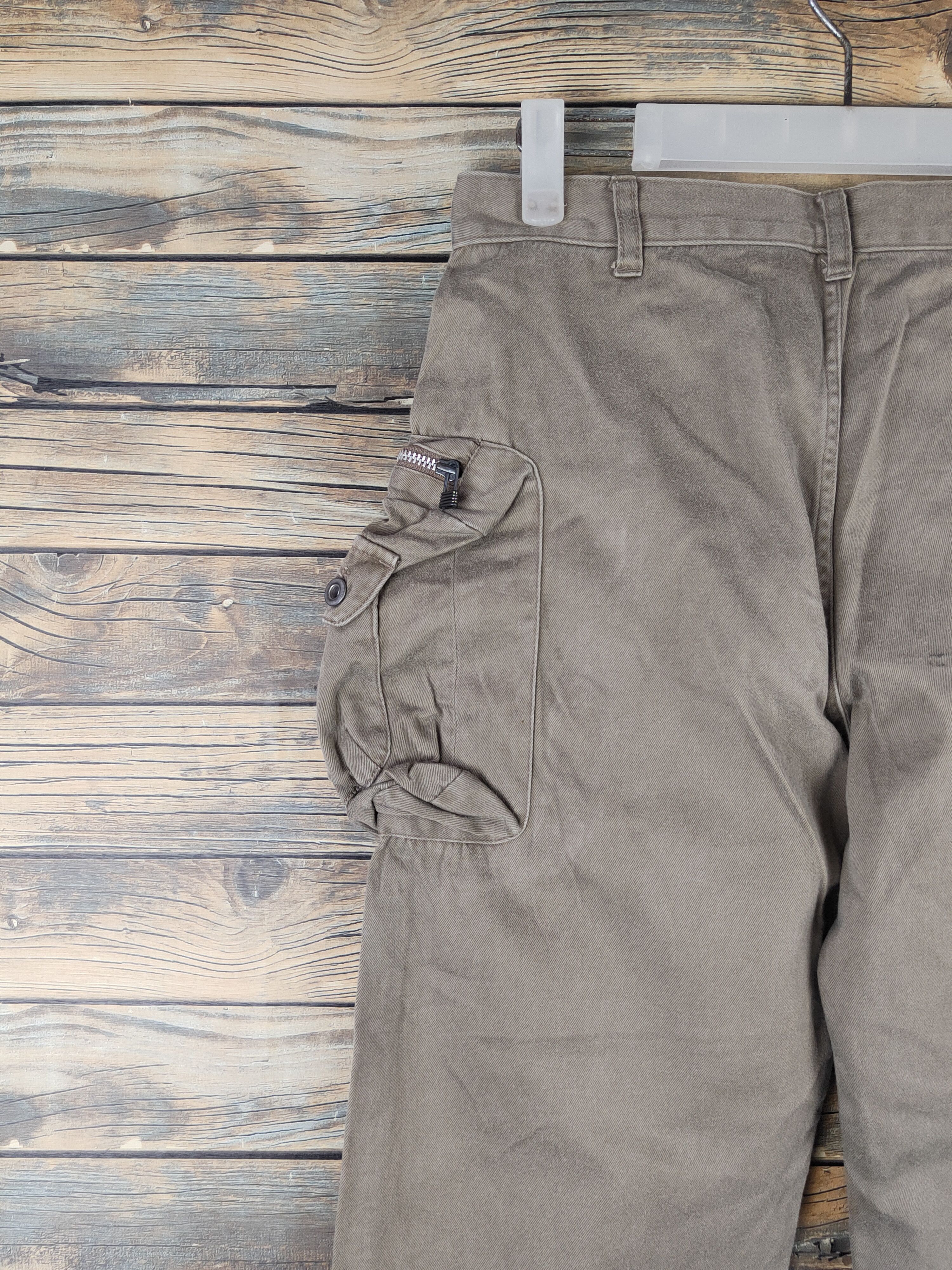 Japanese Brand DL Wallers Beige Multipocket Cargo Pants #2615 Size US 28 / EU 44 - 8 Thumbnail