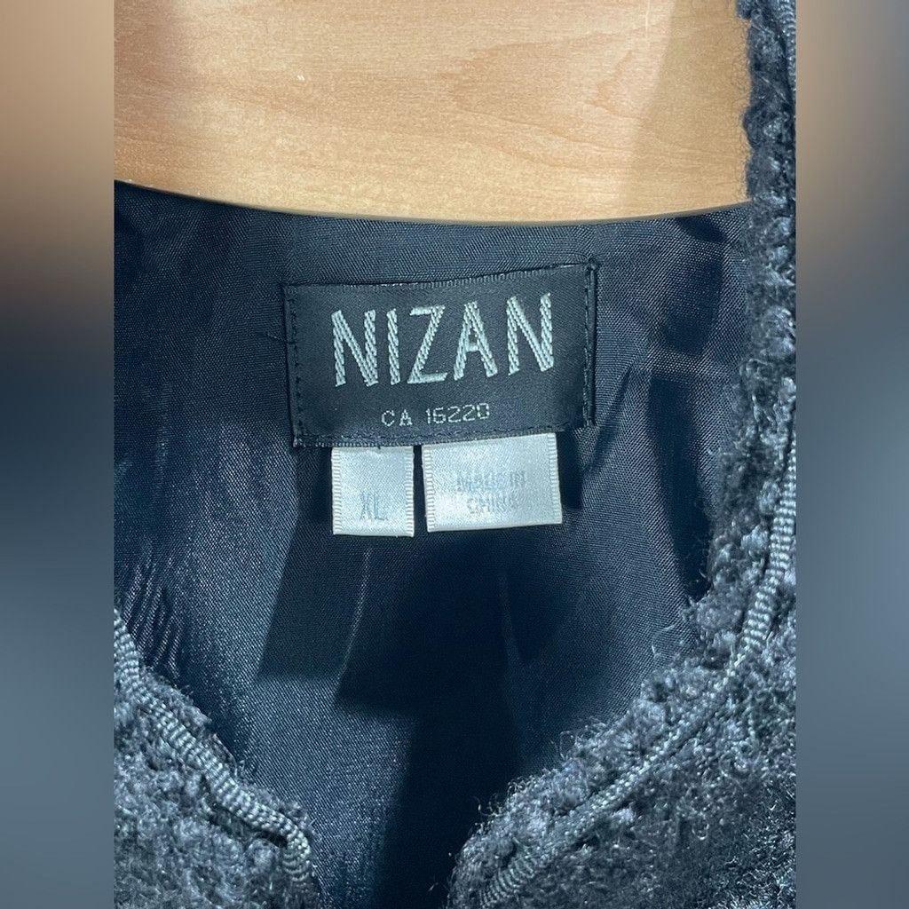Other Nizan Black Boucle Wool Blend Napoleon Coat Size XL Size XL / US 12-14 / IT 48-50 - 6 Thumbnail