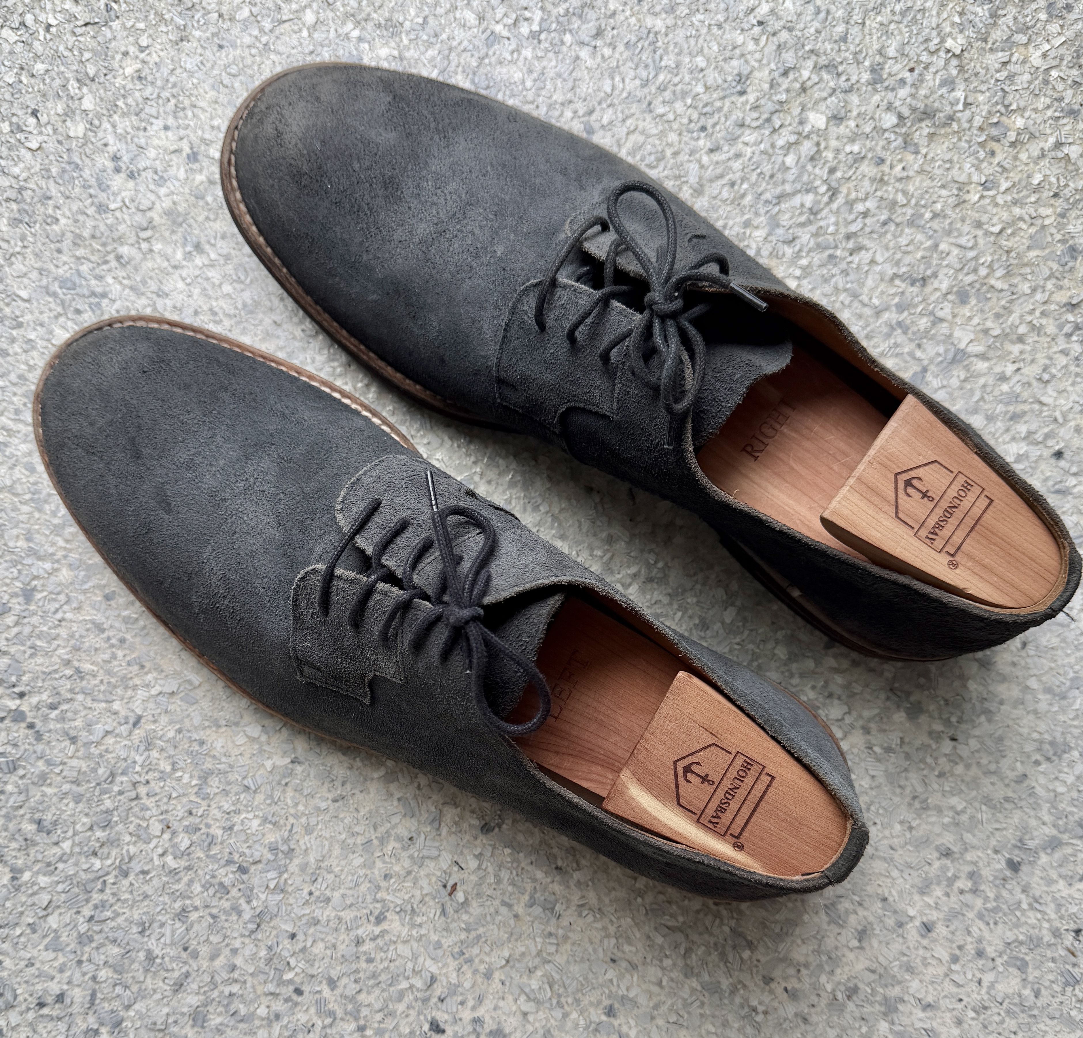 Maison Margiela Margiela Line 22 shoe black charcoal grey distressed sz 12 Size US 12 / EU 45 - 6 Thumbnail