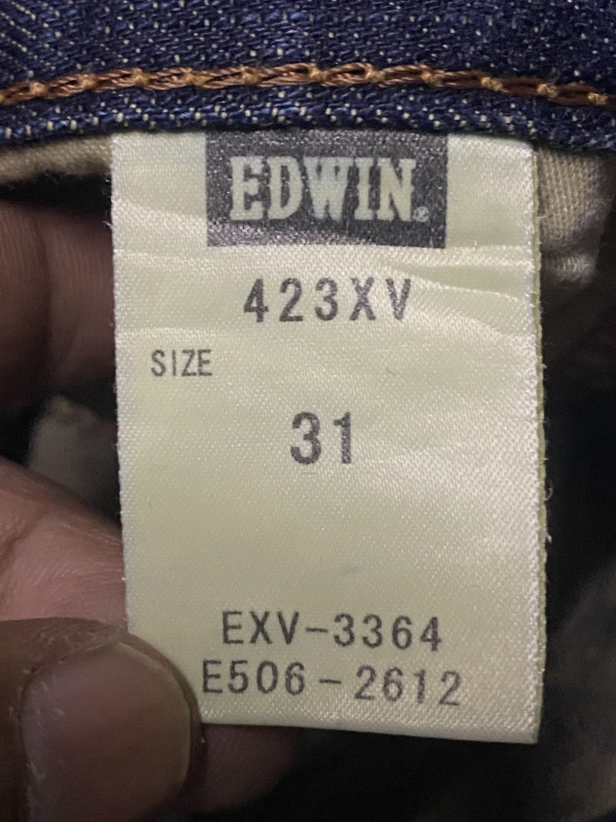 Junya Watanabe Edwin Exclusive Vintage Mud Wash Distressed Repair Jeans Size US 34 / EU 50 - 18 Thumbnail